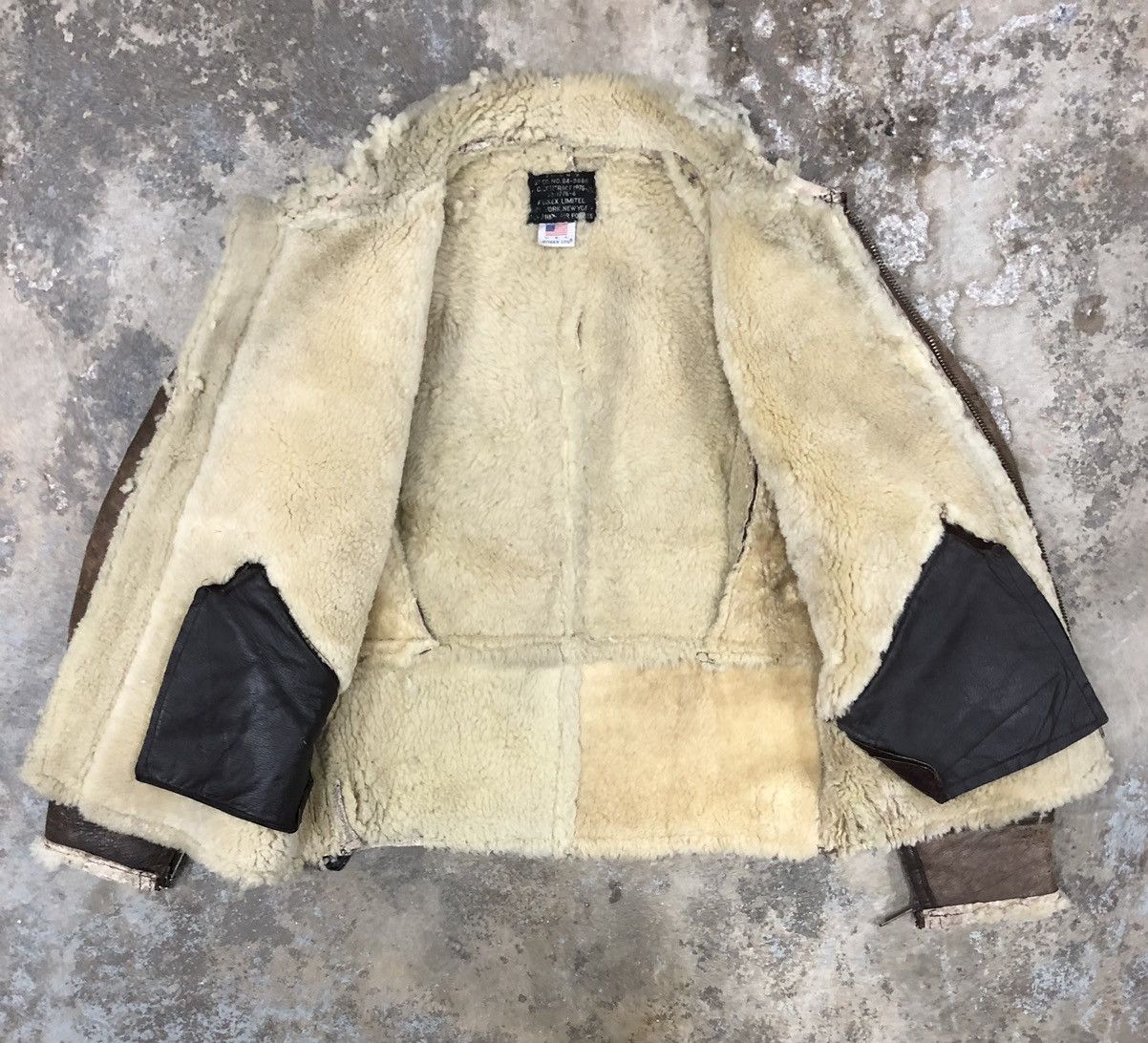Avirex VTG Avirex THRASHED US Army Air Force Sheepskin B3 Jacket 🇺🇸 Size US M / EU 48-50 / 2 - 14 Thumbnail