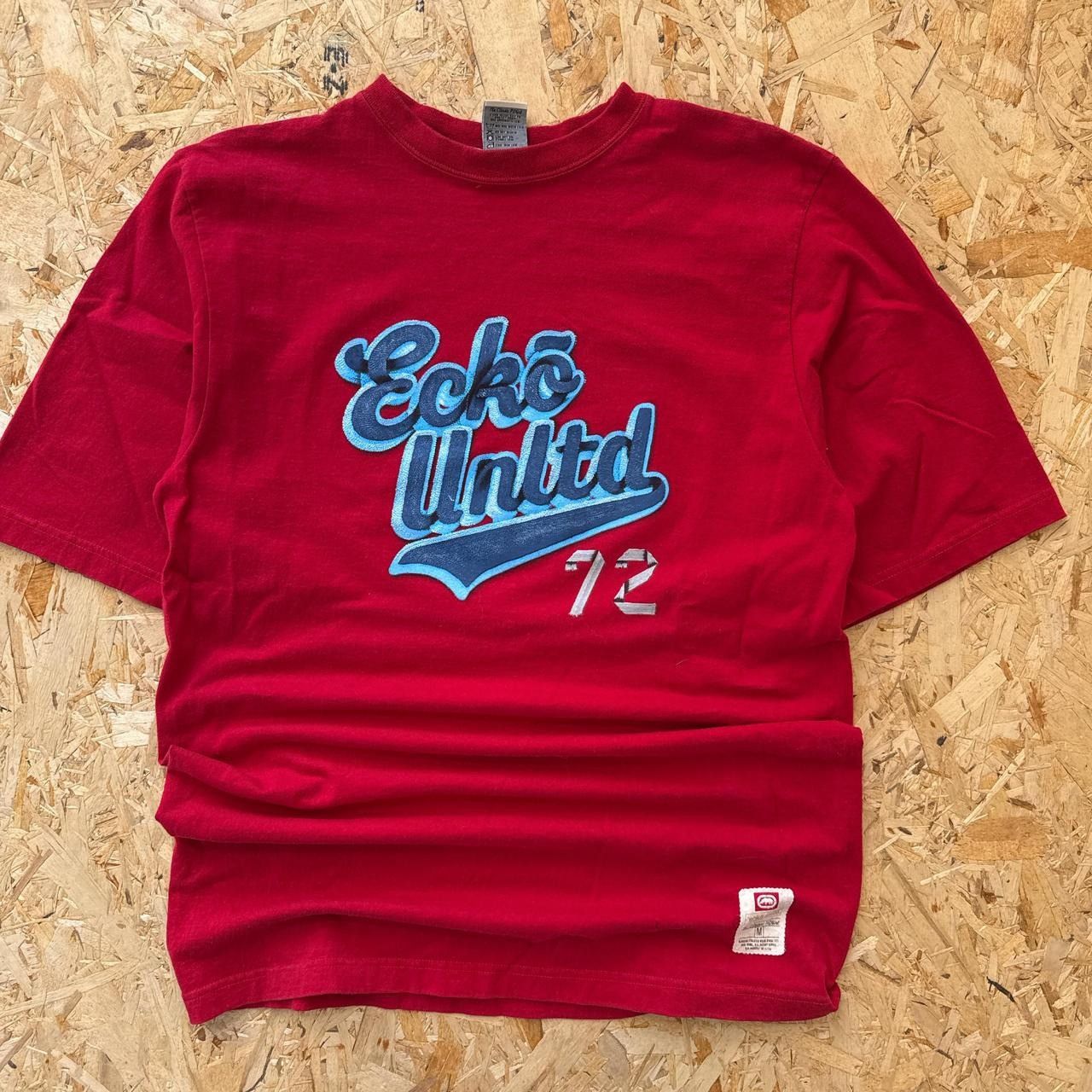 Ecko Unltd. × Vintage Vintage Y2k Red Ecko T Shirt Size US M / EU 48-50 / 2 - 2 Thumbnail