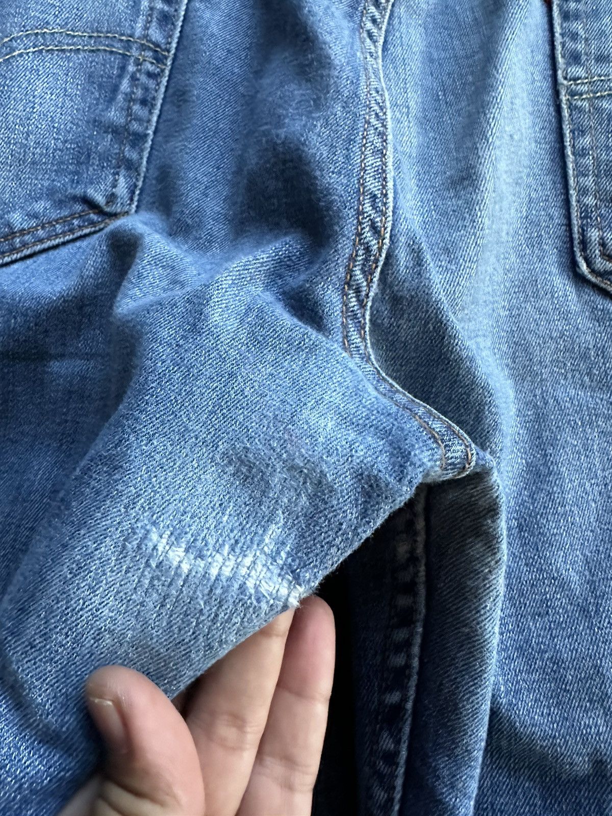 Levi's Levis 514 Y2k Mexico Distressed Denim D481 Size US 36 / EU 52 - 10 Thumbnail