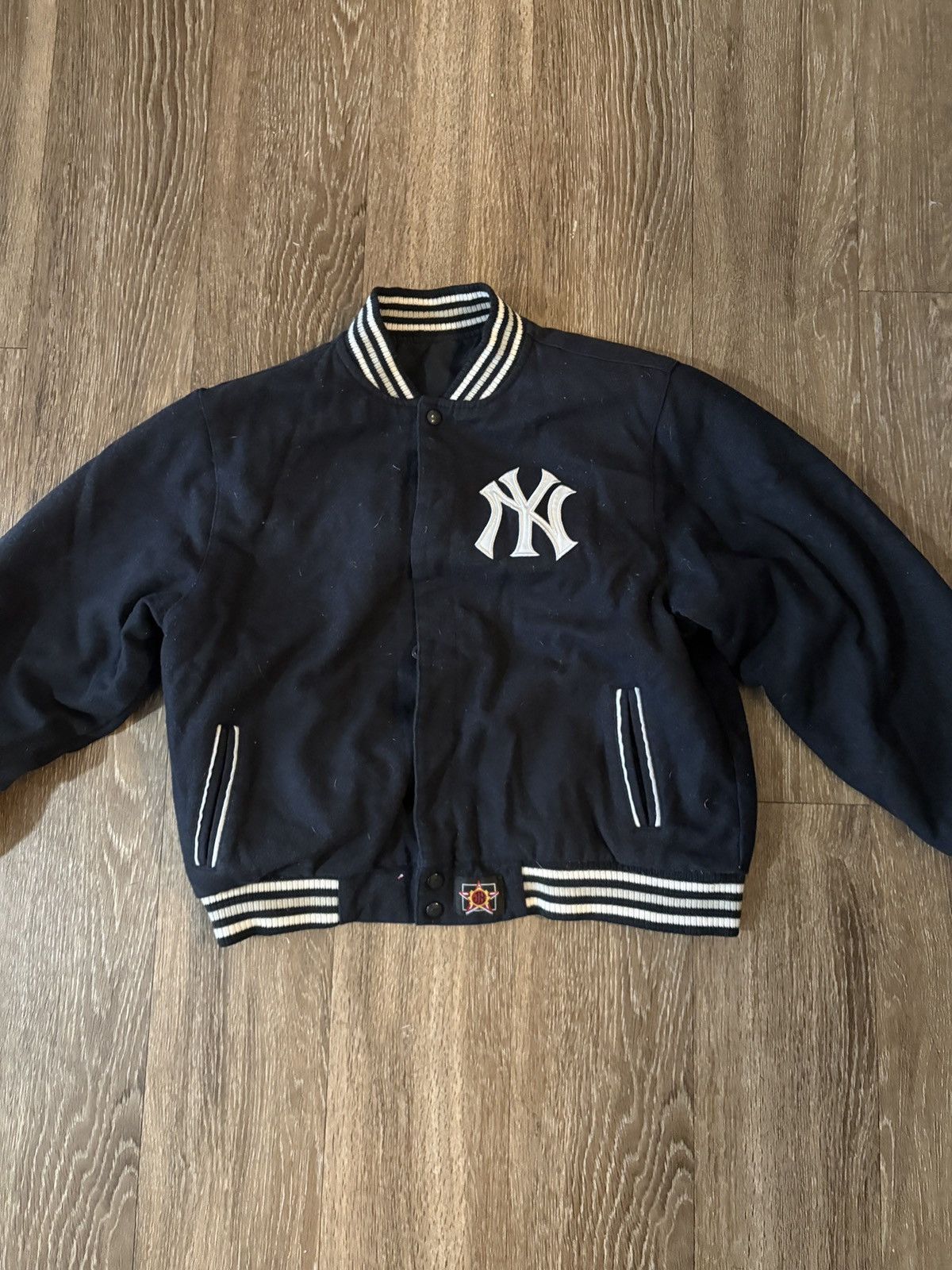 JH Design JH New York Yankees Bomber Jacket Size US XS / EU 42 / 0 - 2 Thumbnail