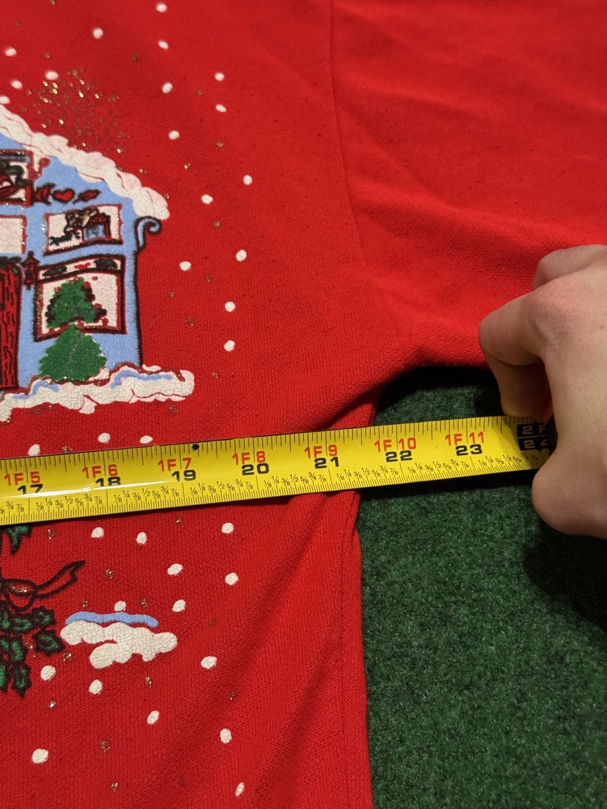 Vintage Vintage Seasons Greetings Christmas Medium Sweatshirt Size M / US 6-8 / IT 42-44 - 6 Thumbnail