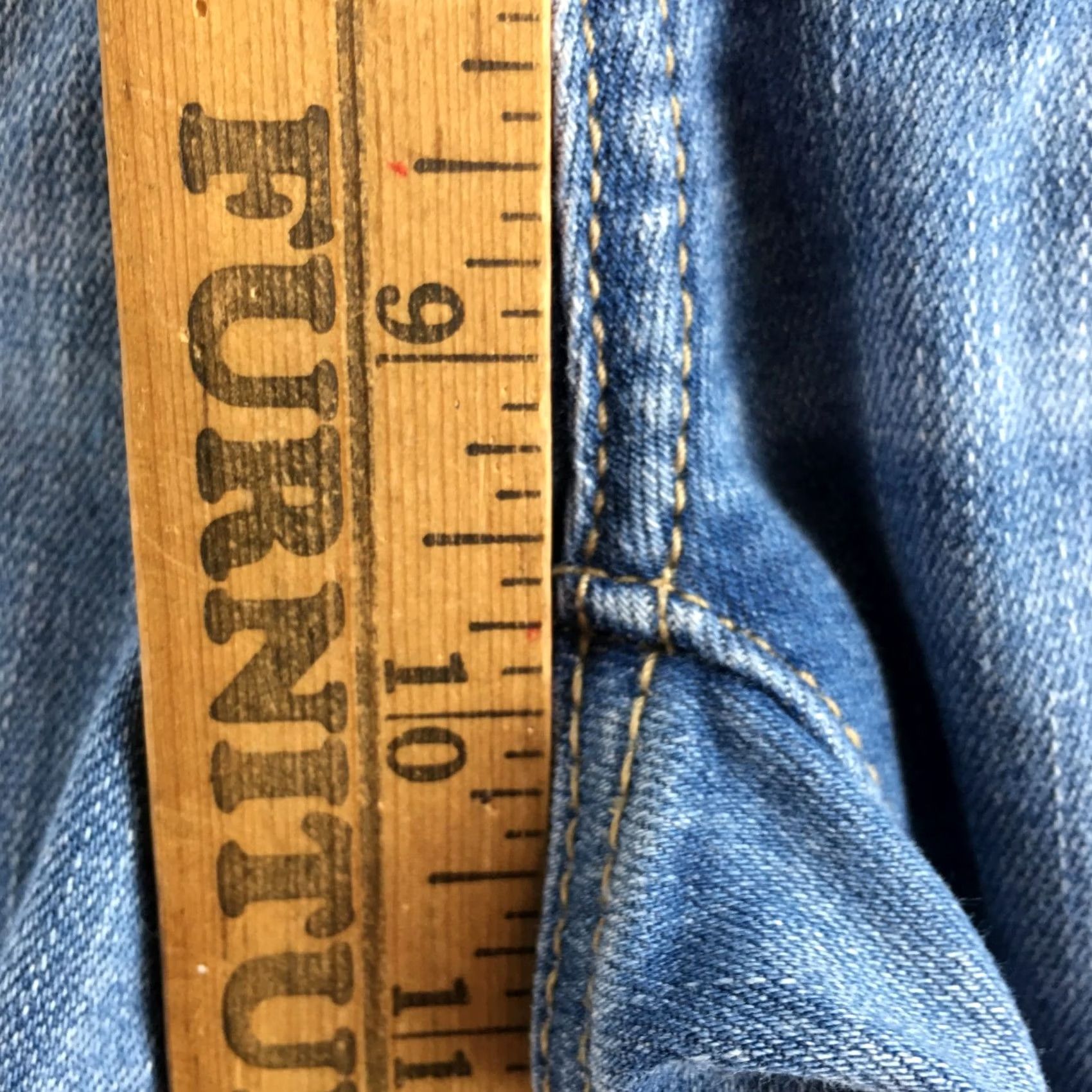 American Eagle Outfitters American Eagle Outfitters Jegging Jeans Womens 6R Blue Denim Mid Rise Button Fly Jeans Women Denim Jeans Regular Rise Midi Blue Size 28" / US 6 / IT 42 - 7 Thumbnail