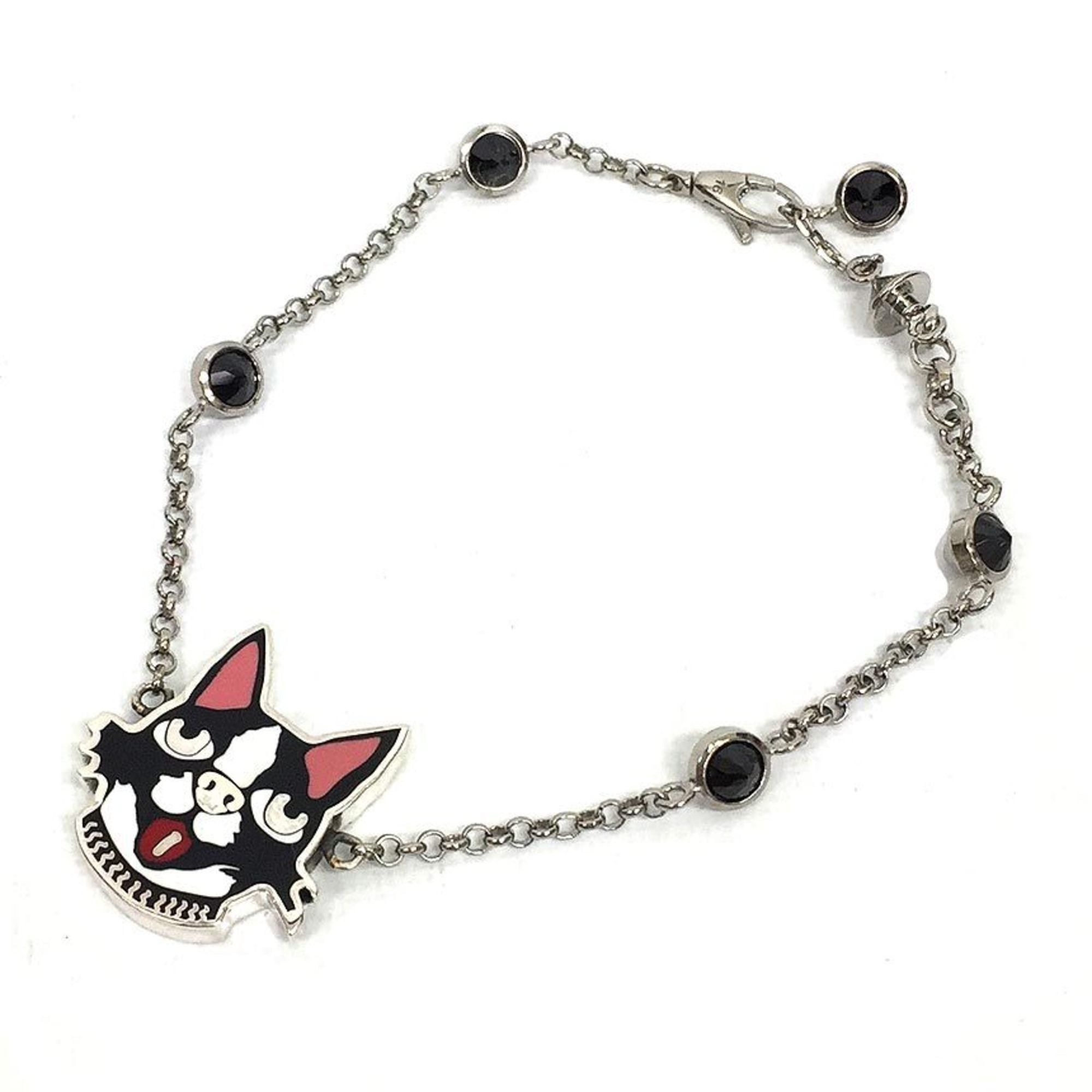 Gucci Gucci BOSCO & ORSO Bracelet 472207 Boston Terrier Dog AG925 Silver #16 Women's Size ONE SIZE - 1 Thumbnail