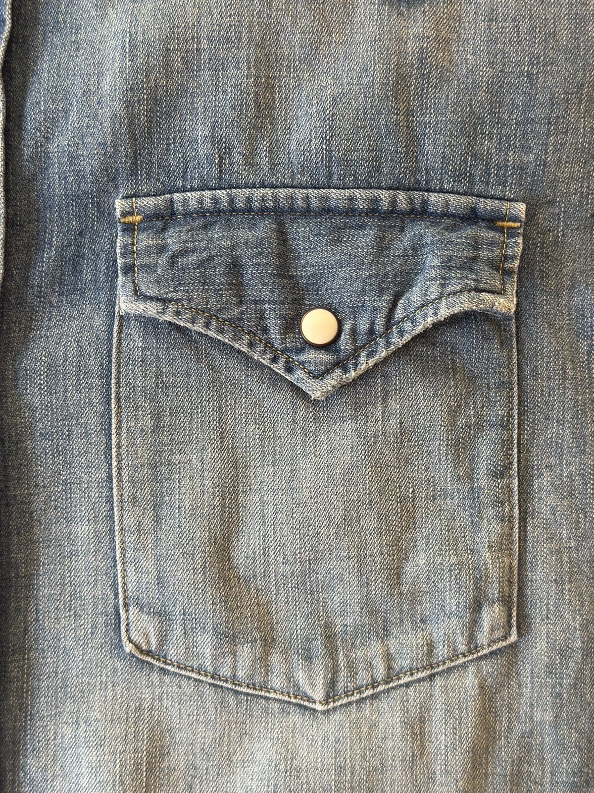 Full Count 4894HW Denim Western Shirt sz 42