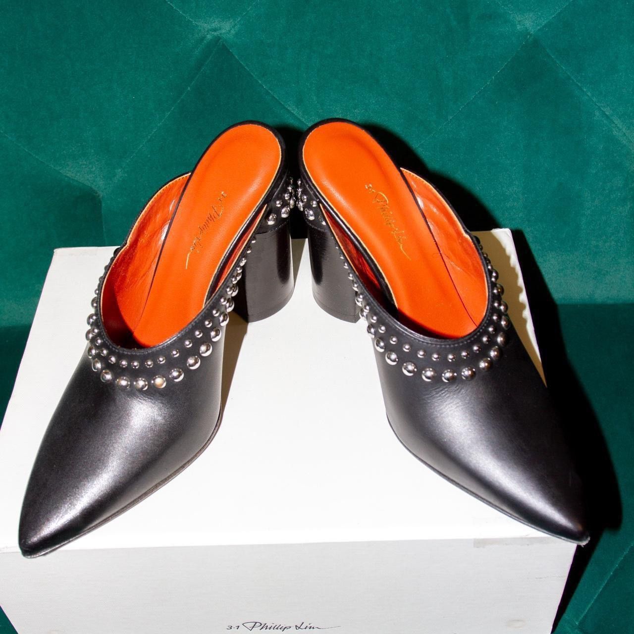 3.1 Phillip Lim 3.1 Philip Lim Patsy Studded Mule in Black Size US 6 / IT 36 - 5 Thumbnail