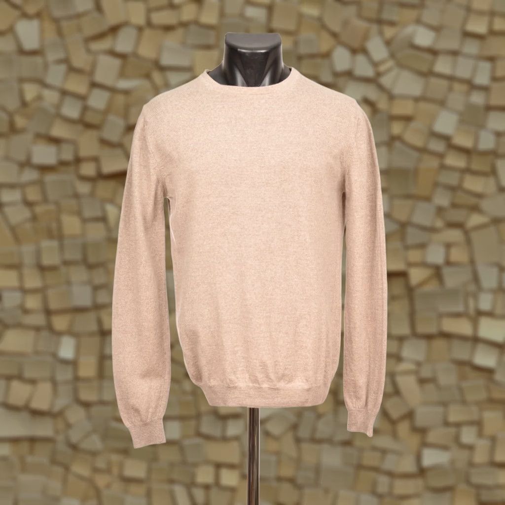 Oliver Sweeney DDP Oliver Sweeney Merino Wool Pullover Sweater Size L Tan Mens Sweater 100% Merino Wool Pullover Striped? Size US L / EU 52-54 / 3 - 1 Thumbnail
