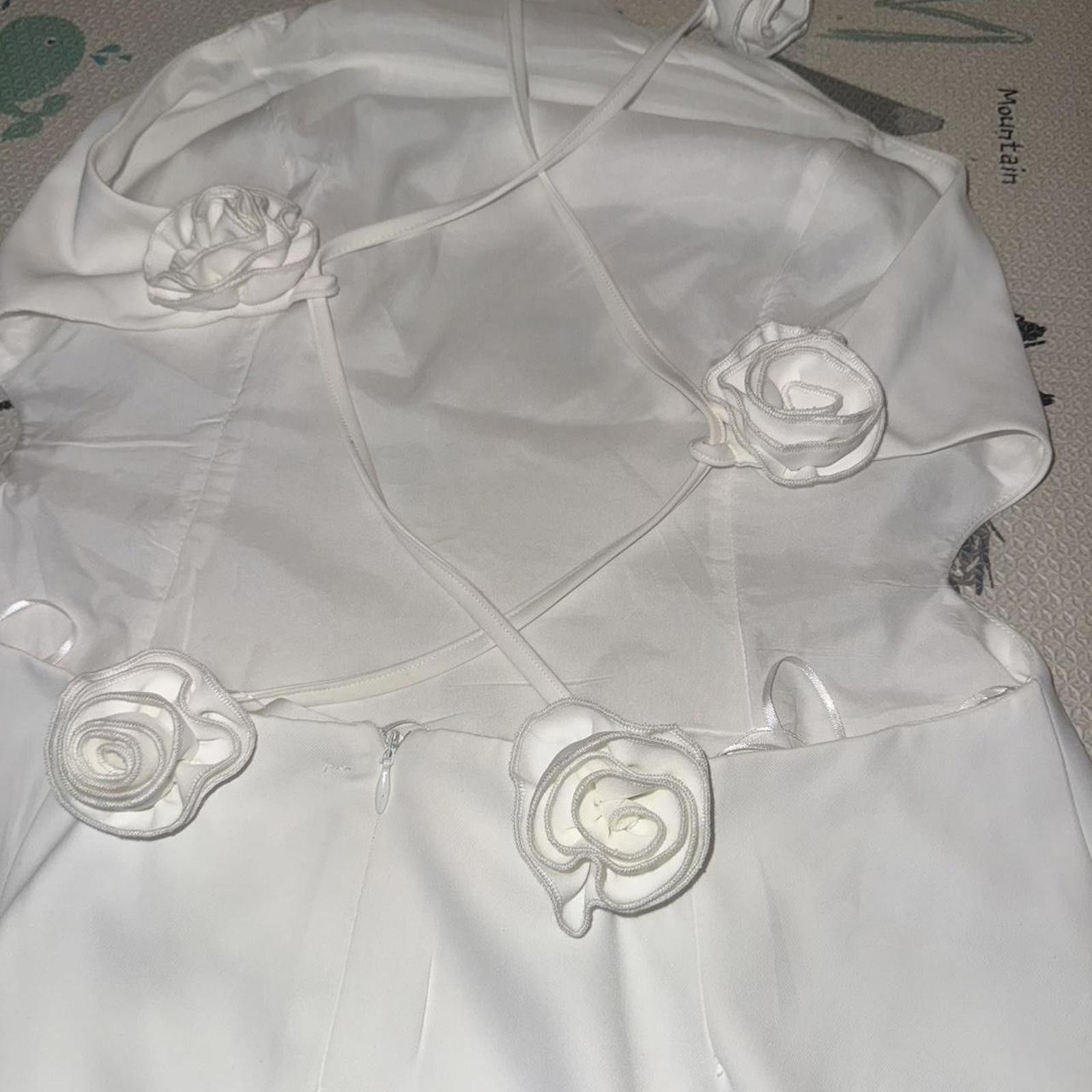 Other Bobbles & lace love story white dress Size L / US 10 / IT 46 - 5 Thumbnail