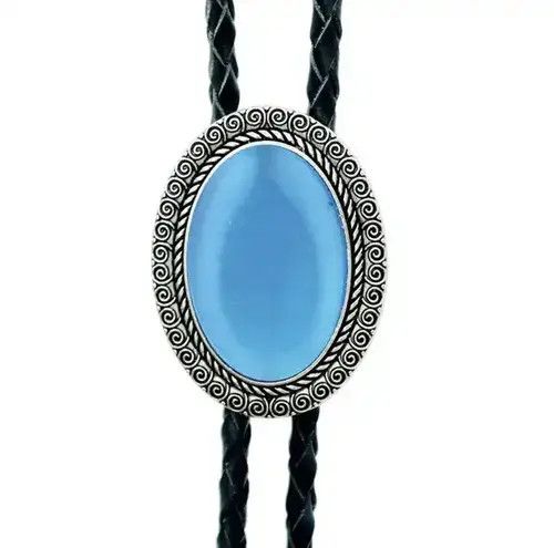 Other Lucky Charm Agate Gem Pendant Bolo Tie Size ONE SIZE - 4 Thumbnail
