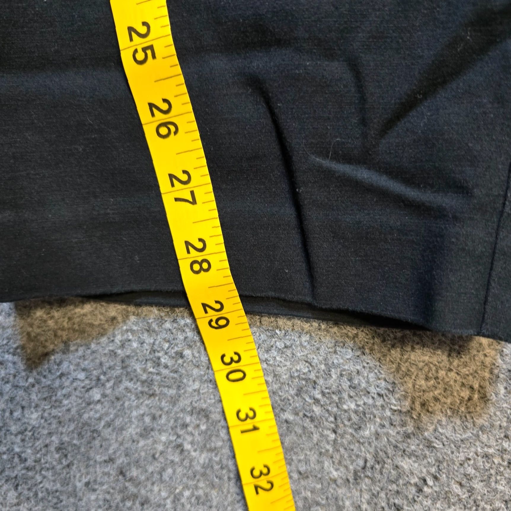 J. Jill J. Jill Pants Womens 24 Black Ponte Knit Stretch Skinny Pull On Casual Capsule Pants Size 42" / US 20 - 7 Thumbnail