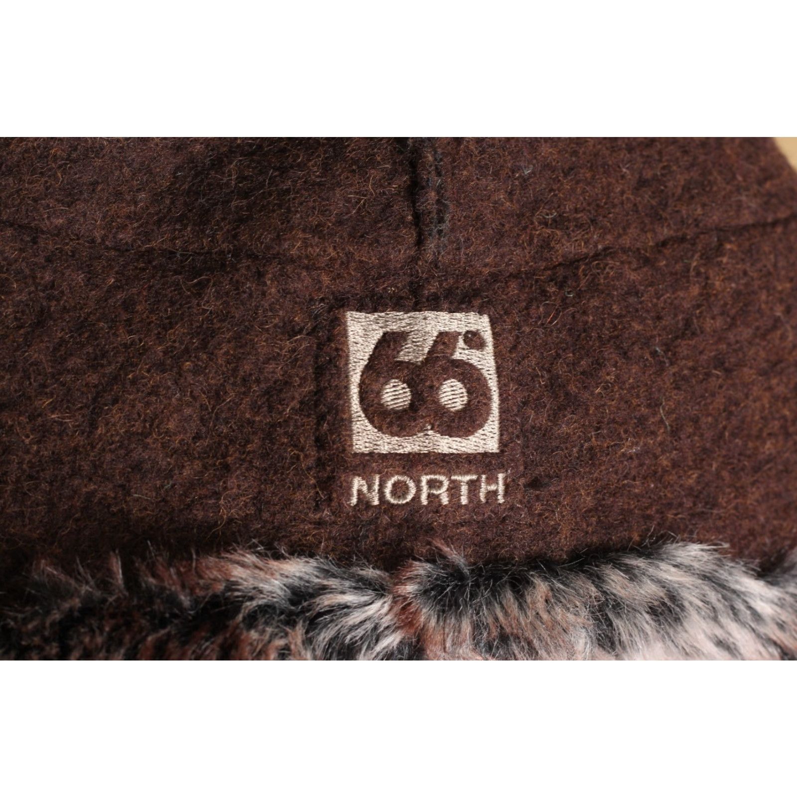 Vintage 66 NORTH ICELAND Kaldi Arctic Hat Trapper Wool Polyester Size 1 Brown Unisex Adults Wool Polyester Outdoor 90s Hats Mens Womens Boys Girls Size ONE SIZE - 7 Thumbnail
