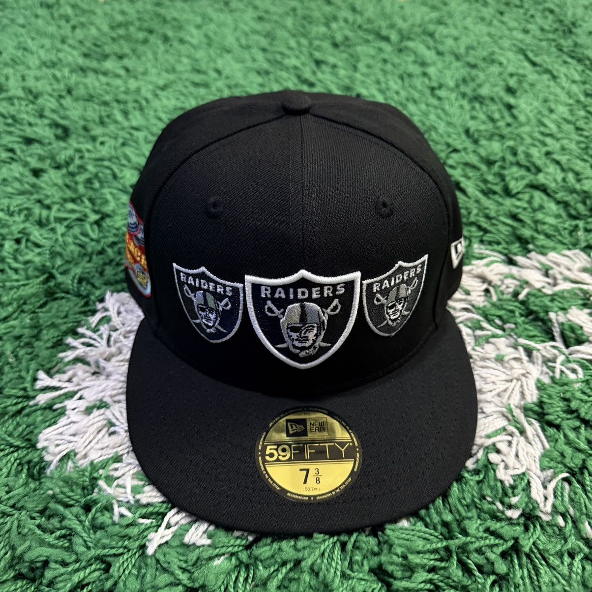 John Geiger John Geiger NFL Misplaced Series Raiders Fitted Hat 7 3/8 Size ONE SIZE - 1 Thumbnail