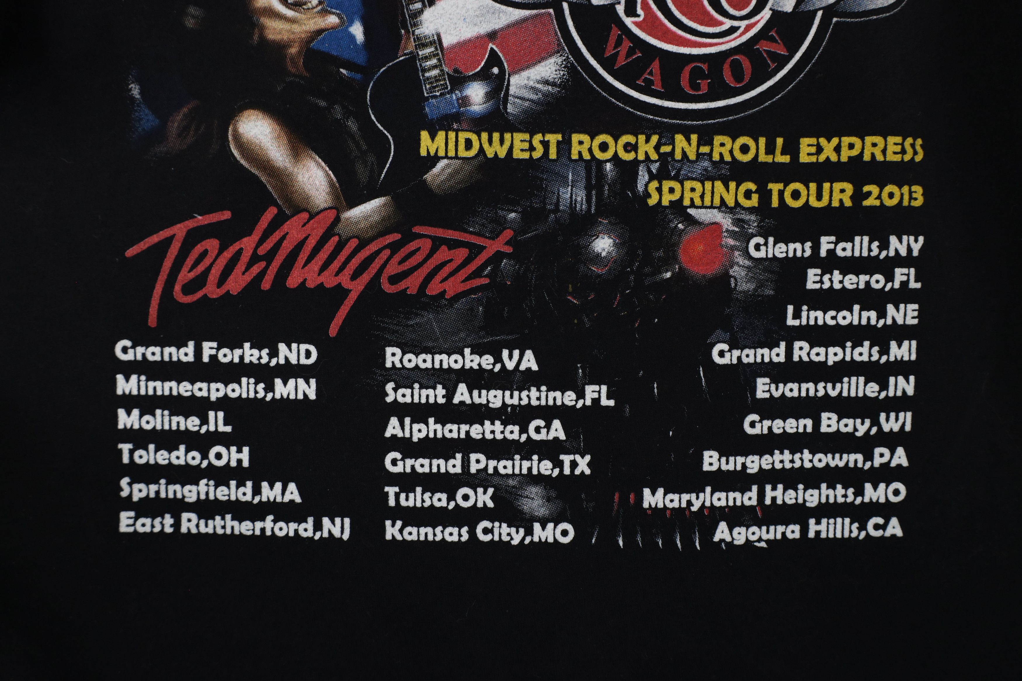 Vintage Vintage Express Tour Styx Reo Speed Wagon Ted Nugent T-Shirt Size US XL / EU 56 / 4 - 9 Thumbnail