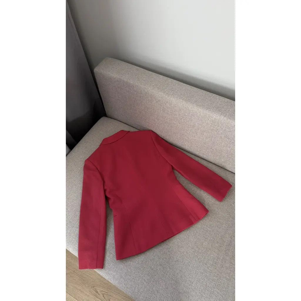 Dior Christian Dior Boutique Pink Wool Tailored Blazer Sz FR 36 Size XS / US 0-2 / IT 36-38 - 6 Thumbnail