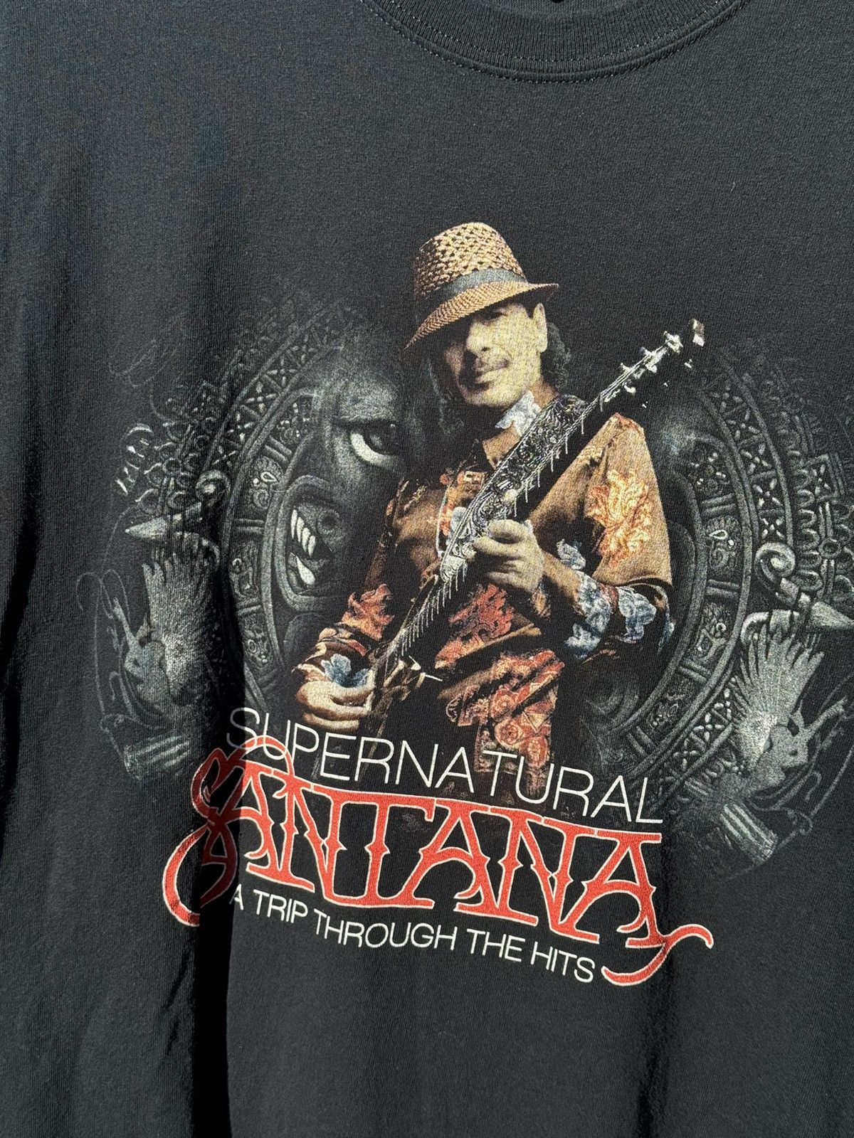 Band Tees × Vintage Vintage 2009 Carlos Santana Supernatural T-Shirt Size US L / EU 52-54 / 3 - 2 Thumbnail