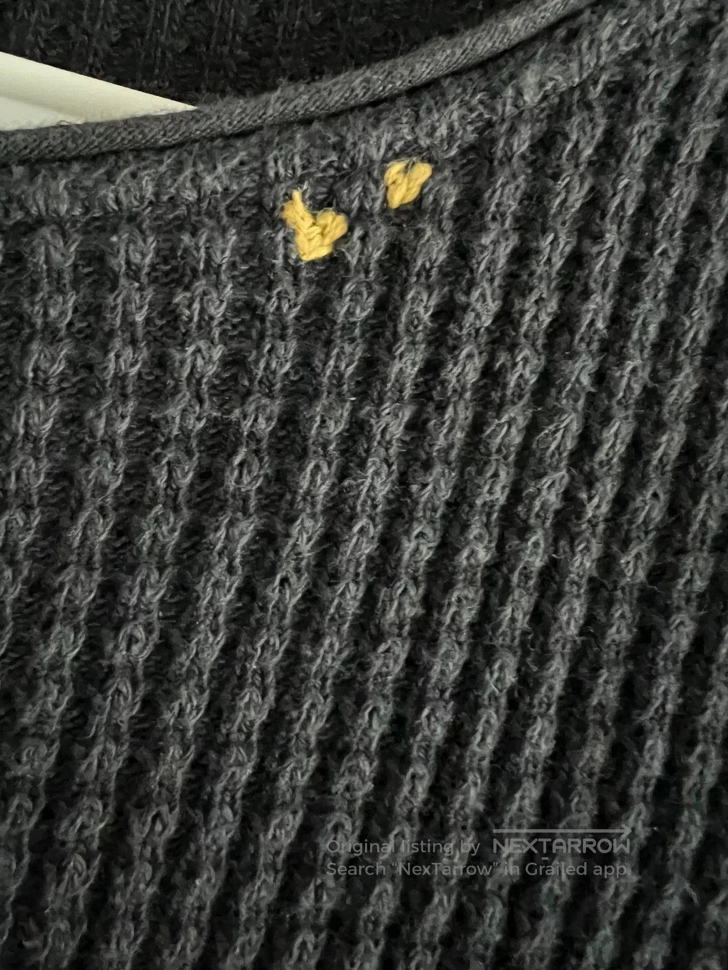Porter Classic classic waffle knit crewneck sweatshirt. Size US M / EU 48-50 / 2 - 7 Thumbnail