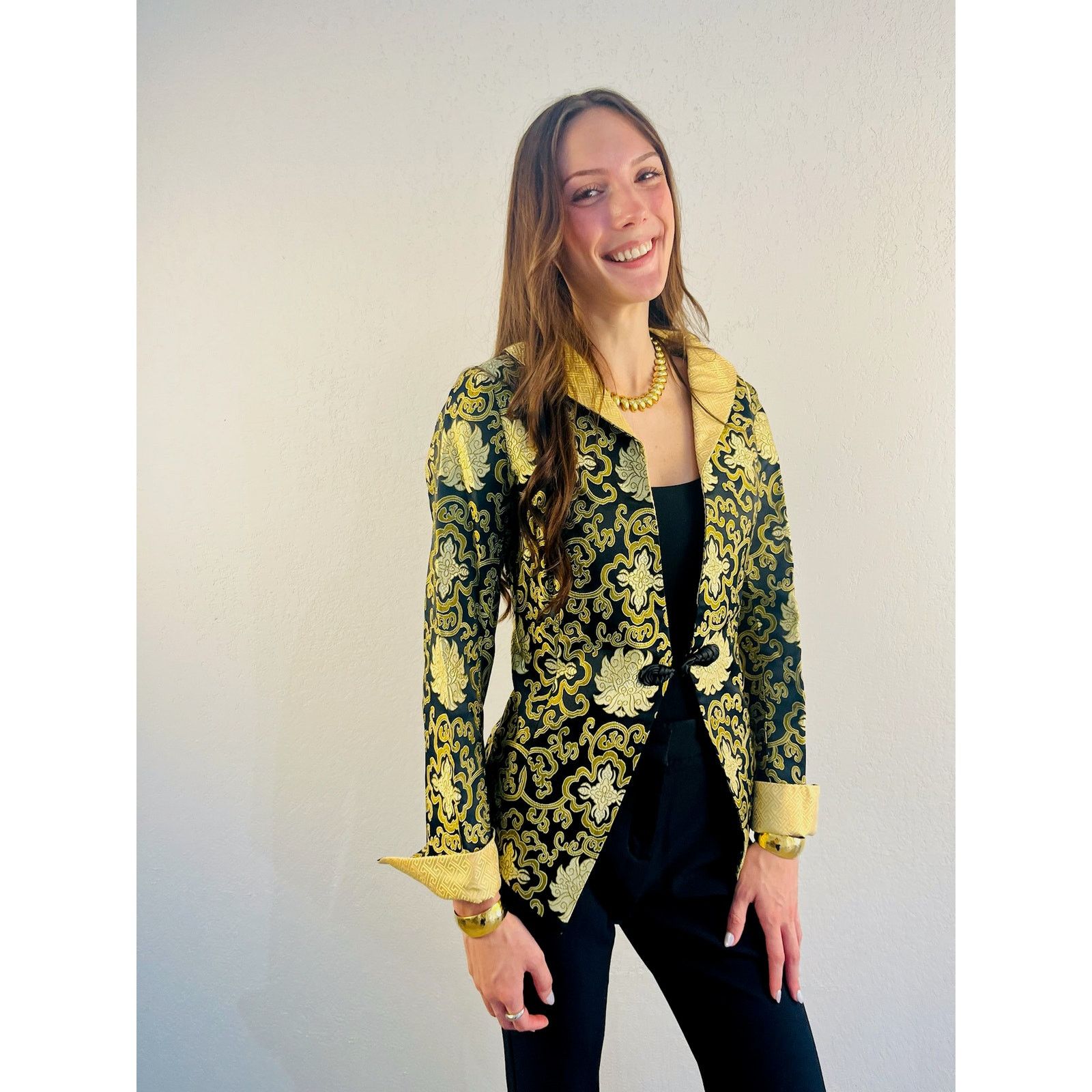 Other Vintage 100% Silk Jacket Size XS / US 0-2 / IT 36-38 - 1 Thumbnail