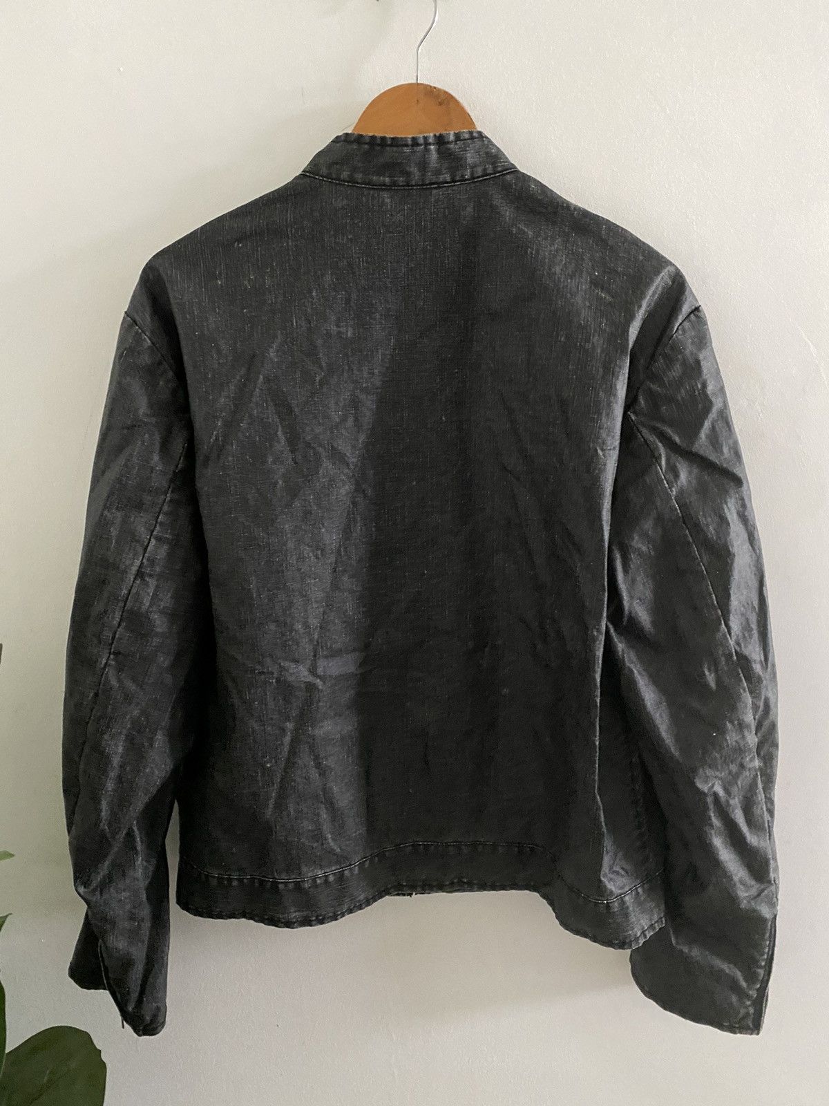 Calvin Klein × Calvin Klein 205W39NYC × Seditionaries CK CALVIN KLEIN Black Jacket zipper Punk bikers design style Size US XL / EU 56 / 4 - 4 Thumbnail