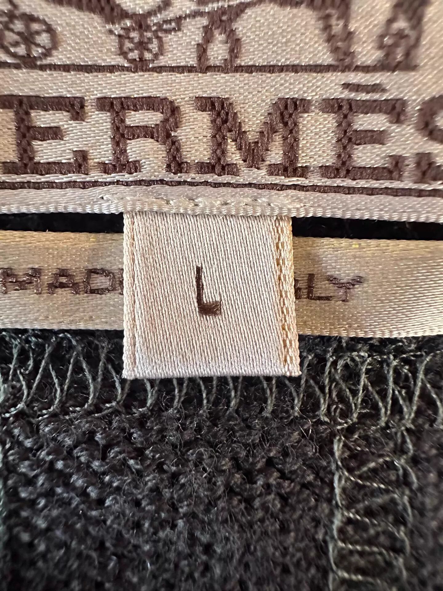 Hermes Hermes Men's Black Wool & Leather Zipper Knit Sweater L Size US L / EU 52-54 / 3 - 5 Thumbnail