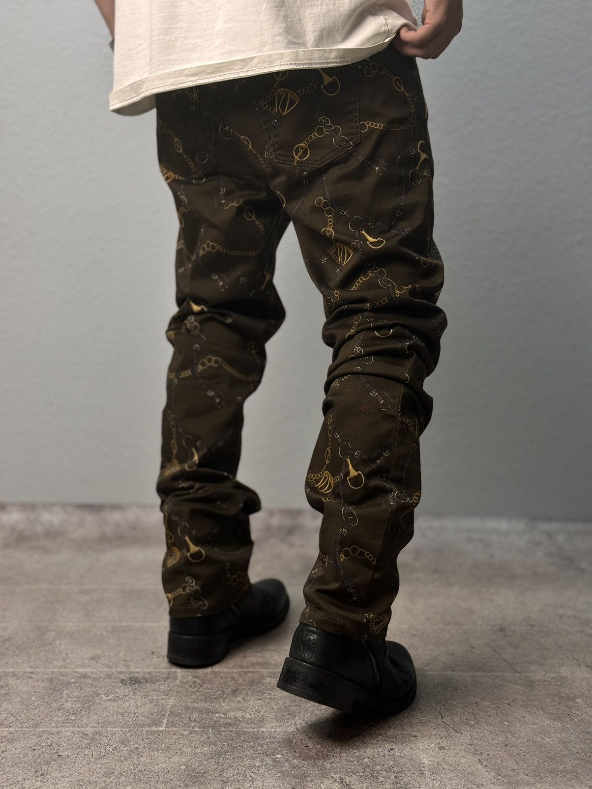 Other VINTAGE REGULAR PRINT PANTS JPG STYLE GAUlTIER AVANTGARDE Size US 34 / EU 50 - 1 Thumbnail