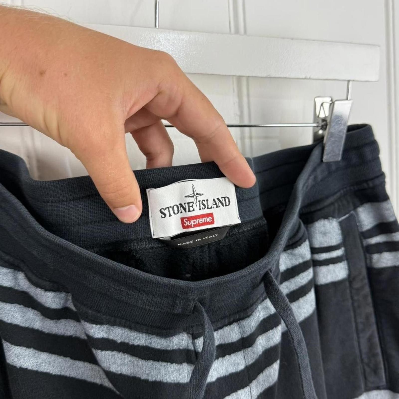 Stone Island Stone Island x Supreme Striped Shorts Size US 34 / EU 50 - 3 Thumbnail