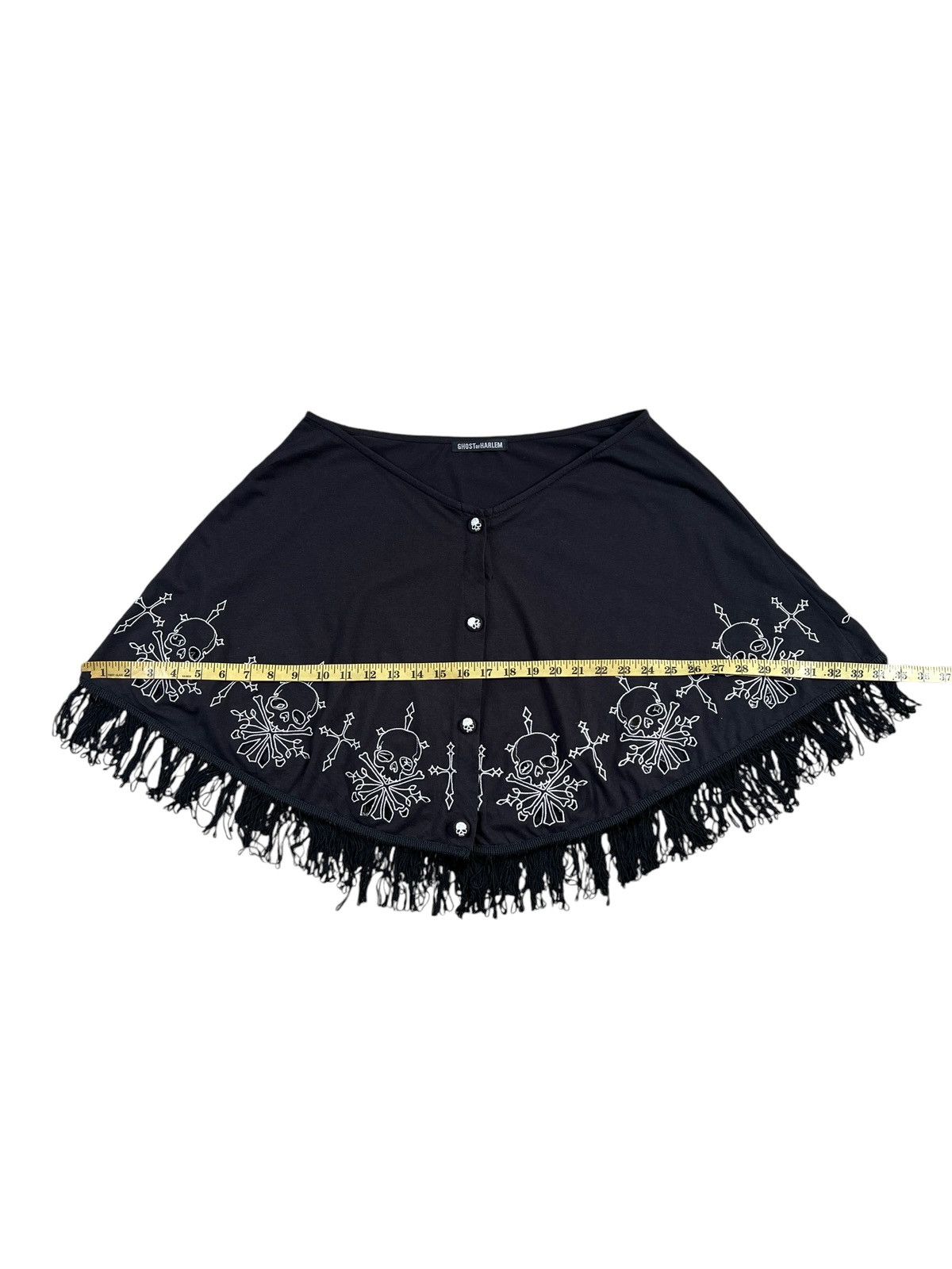 Japanese Brand × Seditionaries Ghost Of Harlem 🇯🇵 Cross Skulls Embroidered Cloak Size US S / EU 44-46 / 1 - 8 Thumbnail