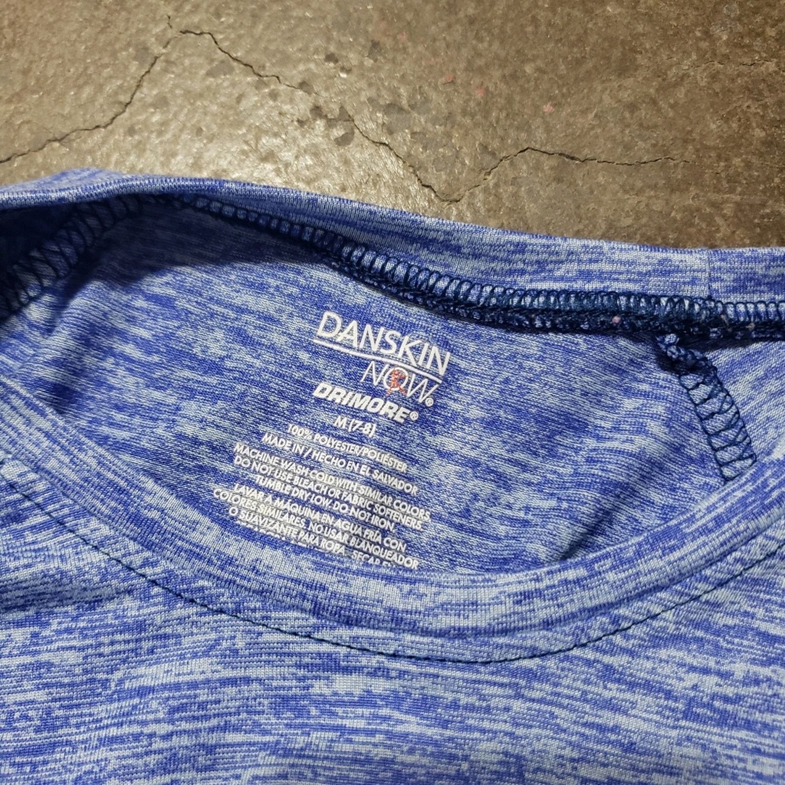 Other Blue Heathered | DANSKIN NOW | Long Sleeve Size M / US 6-8 / IT 42-44 - 3 Thumbnail