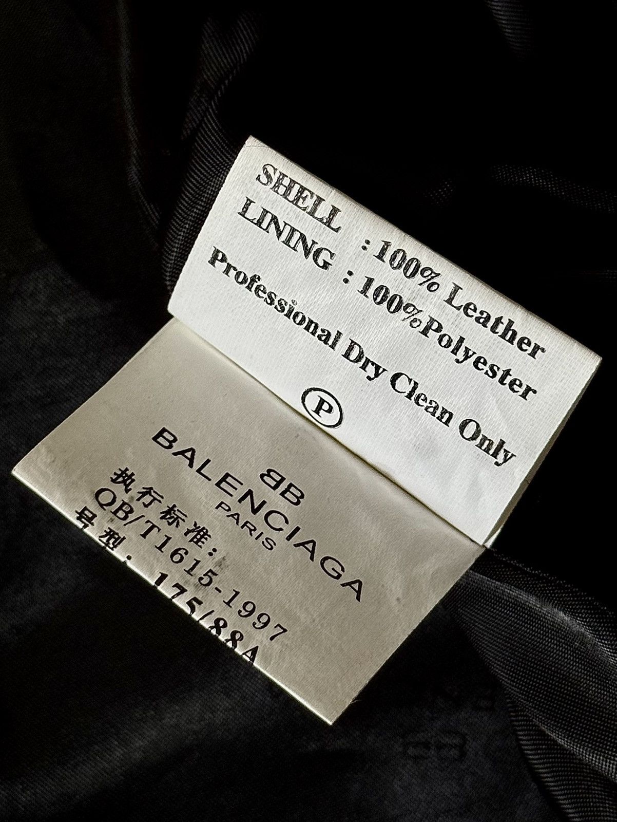 Balenciaga Balenciaga - 1997 -Nicolas Ghesquière -Zip Up Leather Jacket Size US L / EU 52-54 / 3 - 21 Thumbnail