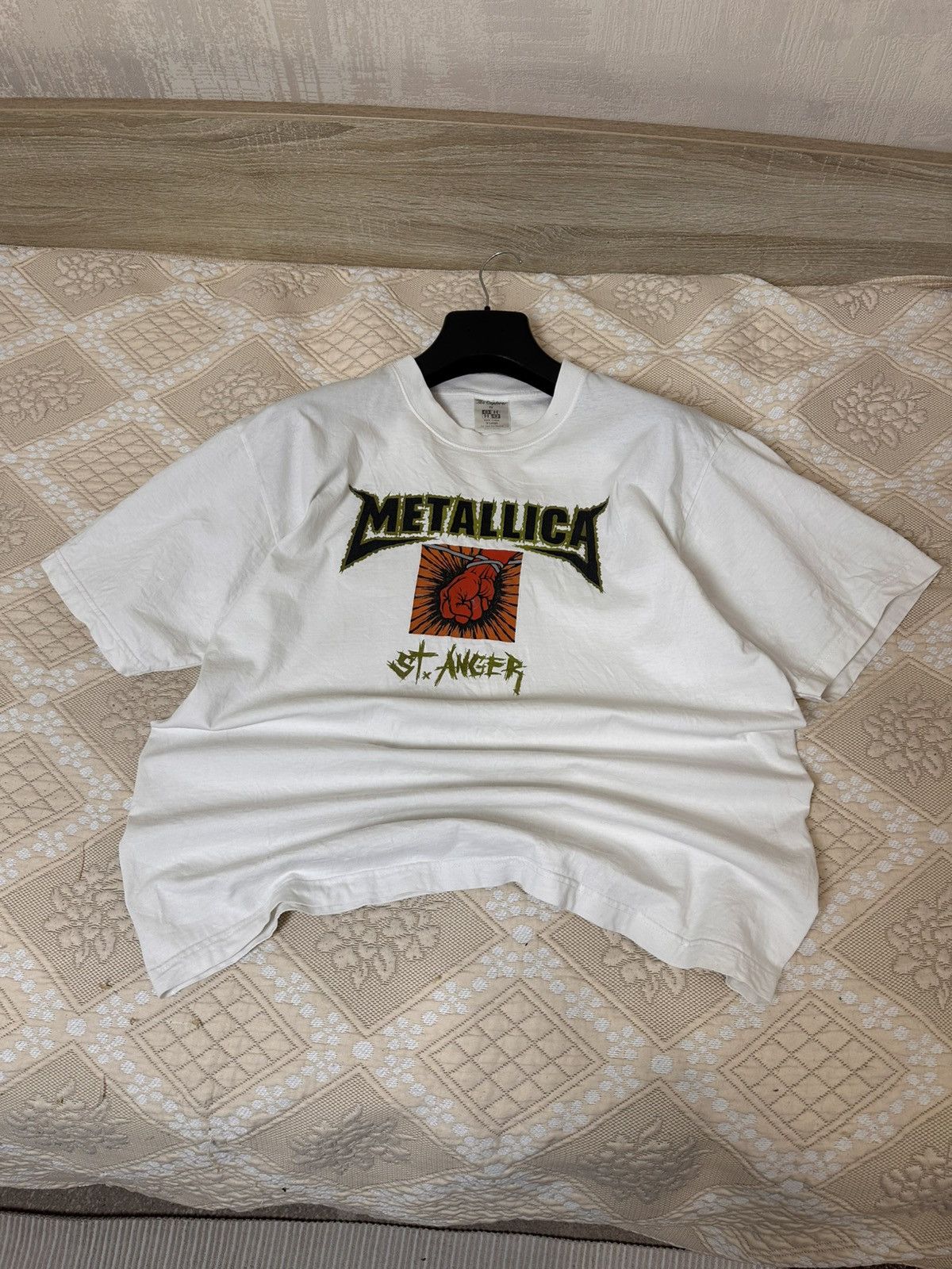 Metallica 🔥 Metallica St. Anger 2003 Rock Album Band T Shirt Metal Y2K Size US XL / EU 56 / 4 - 5 Thumbnail
