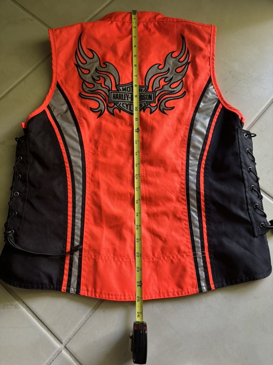 Harley Davidson Harley Davidson medium vest orange with black Size M / US 6-8 / IT 42-44 - 12 Thumbnail