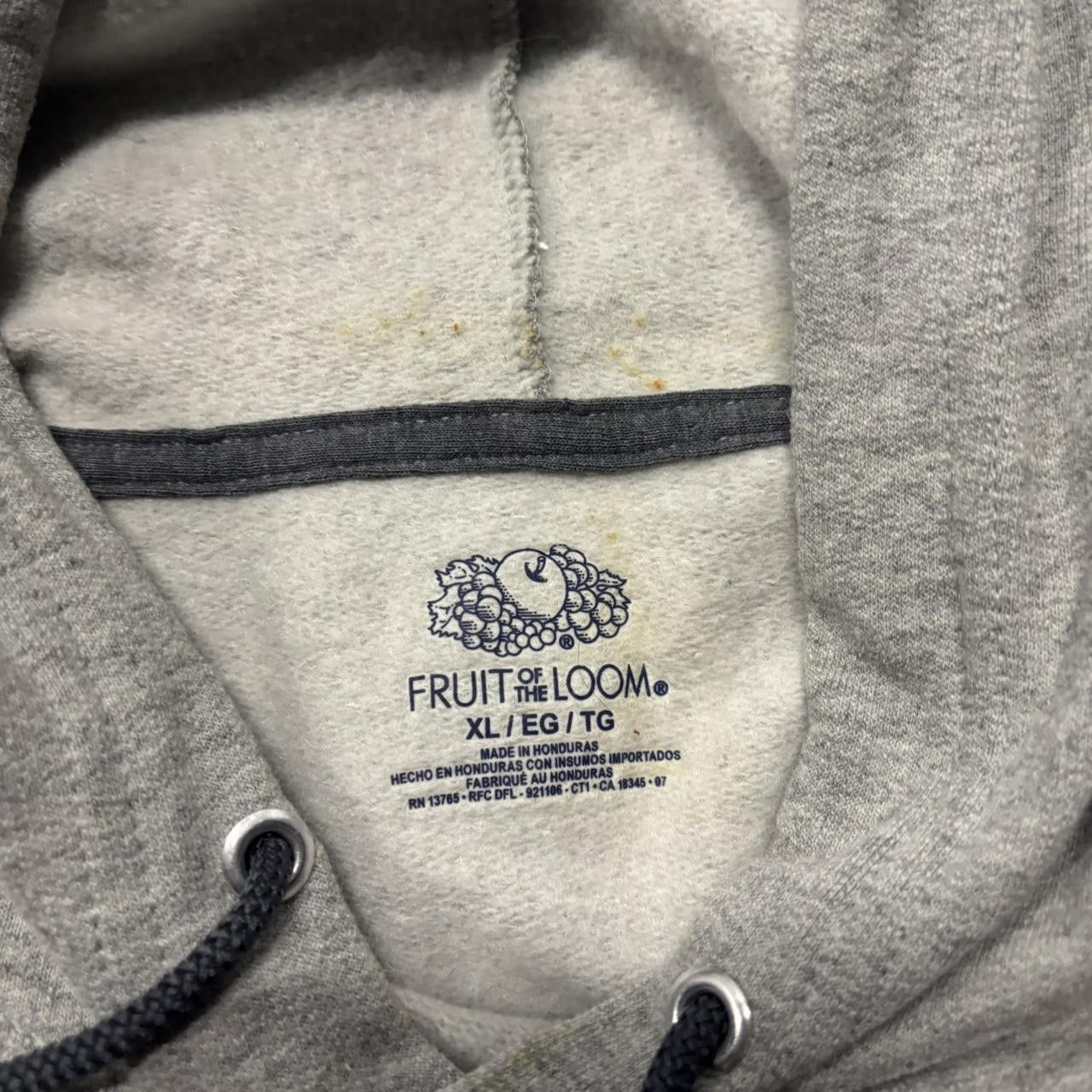 Japanese Brand × Vintage Crazy Vintage Y2K/2000s Light Grey Blank Russell Style Essential Hoodie! Size US XL / EU 56 / 4 - 6 Thumbnail