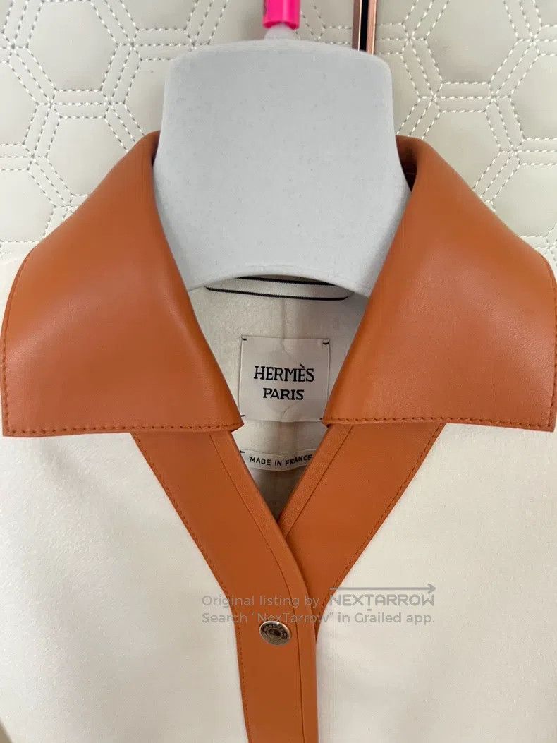 Hermes Hermes Cashmere fringed cape coat Size XS / US 0-2 / IT 36-38 - 2 Thumbnail