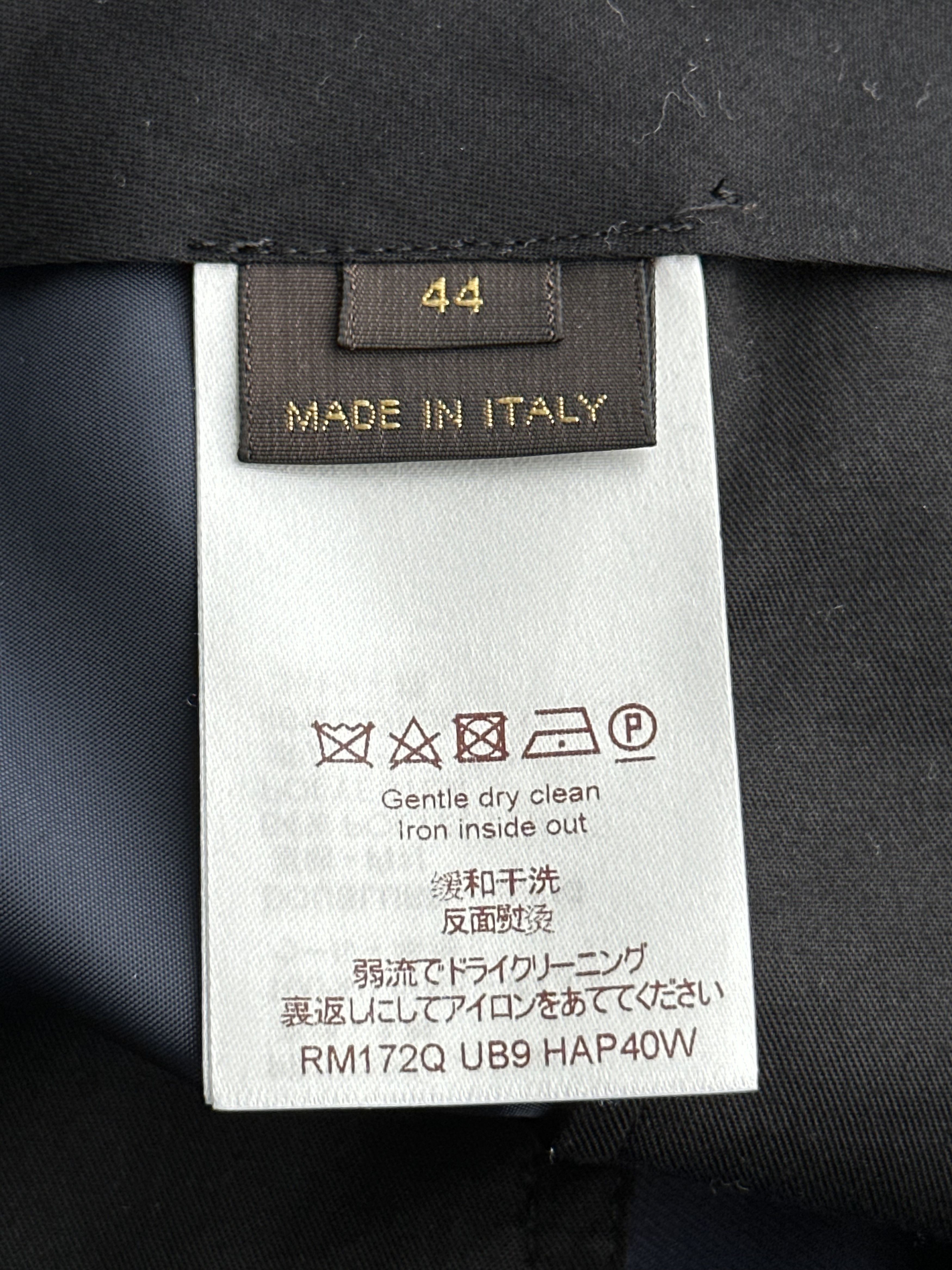 Louis Vuitton Louis Vuitton Navy Wool Dress Pants Size US 36 / EU 52 - 4 Thumbnail