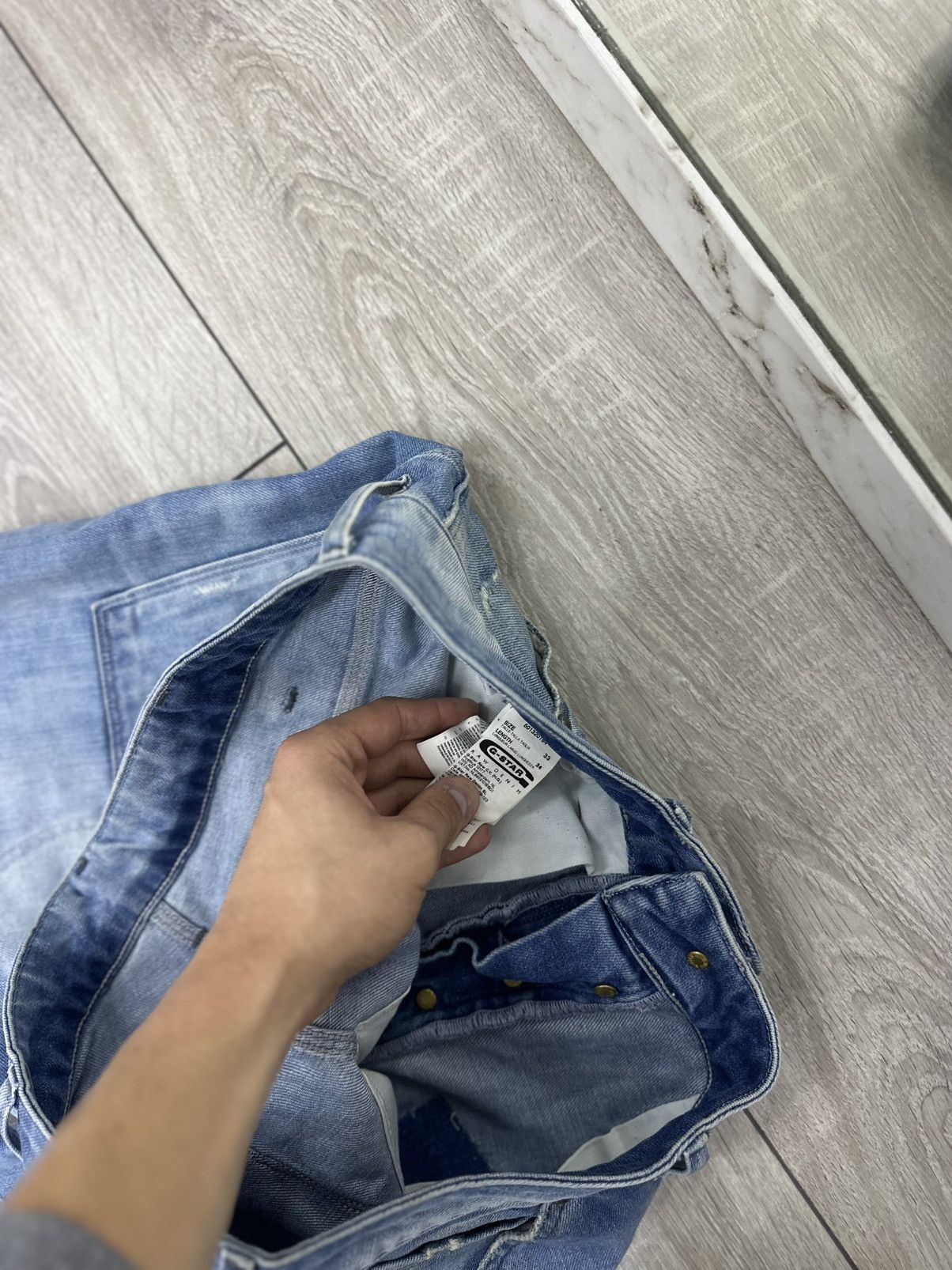 G-Star G-Star Raw Vintage Distressed Y2K Opium Avantgarde Jeans Size US 34 / EU 50 - 6 Thumbnail