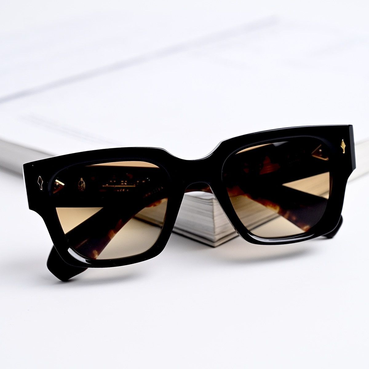 Jacques Marie Mage JACQUES MARIE MAGE JMM ENZO NOIR 15 SUNGLASSES Size ONE SIZE - 11 Thumbnail