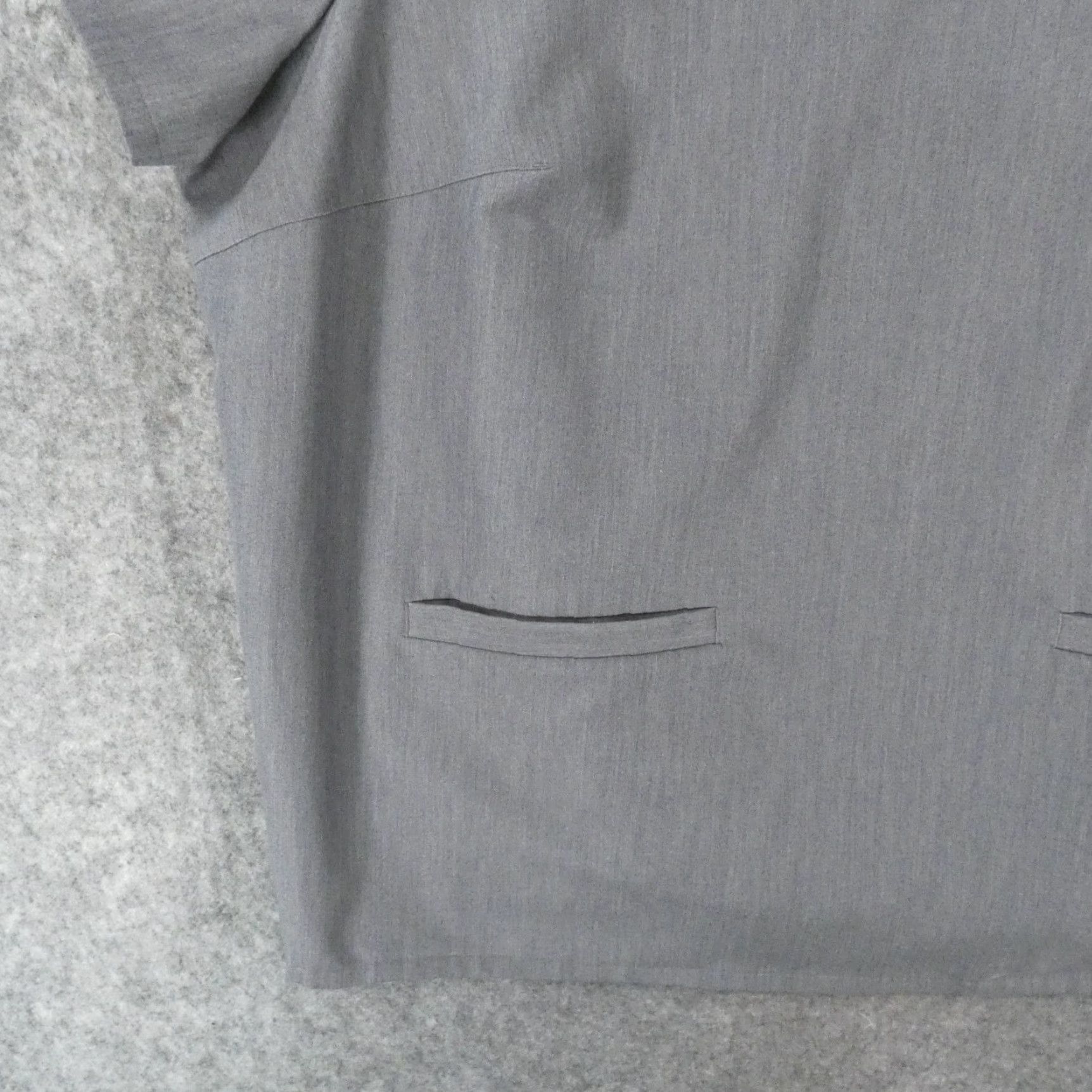 Vintage FIGS Scrub Top Womens 5XL Short Sleeve Gray w Pockets Size XXL / US 16-18 / IT 52-54 - 4 Thumbnail