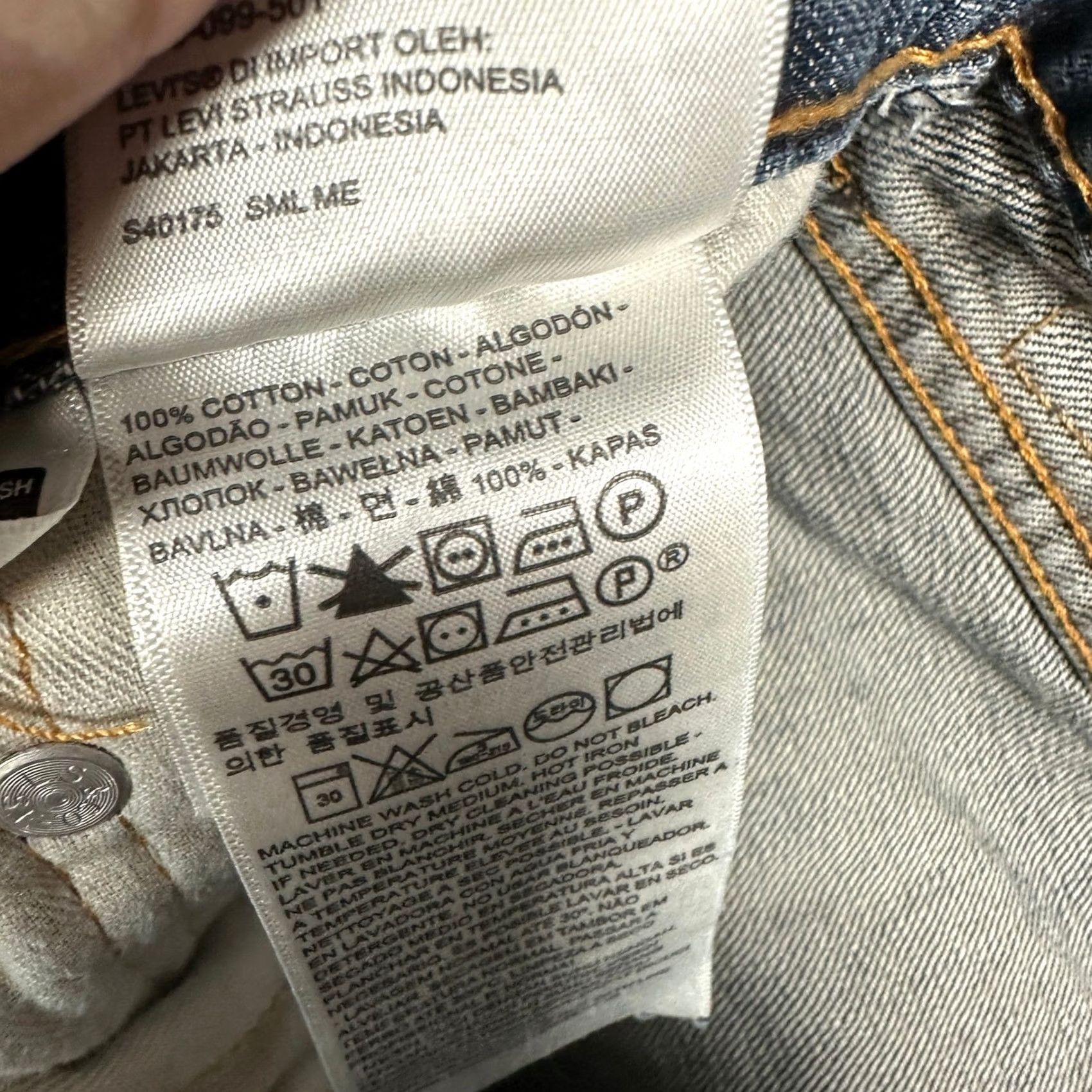 Levi's Levi'S 559 Relaxed Straight Jeans Mens 38x30 Blue Denim Medium Wash 00559-2765 - Classic Levi’S Size US 38 / EU 54 - 6 Thumbnail