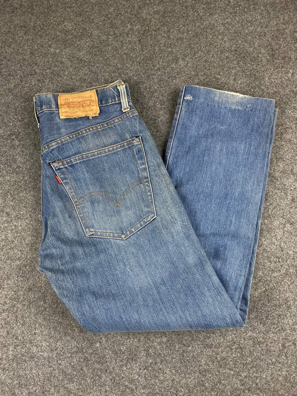 Levi's true vintage 70s levis 505 denim talon zipper Size US 32 / EU 48 - 2 Thumbnail