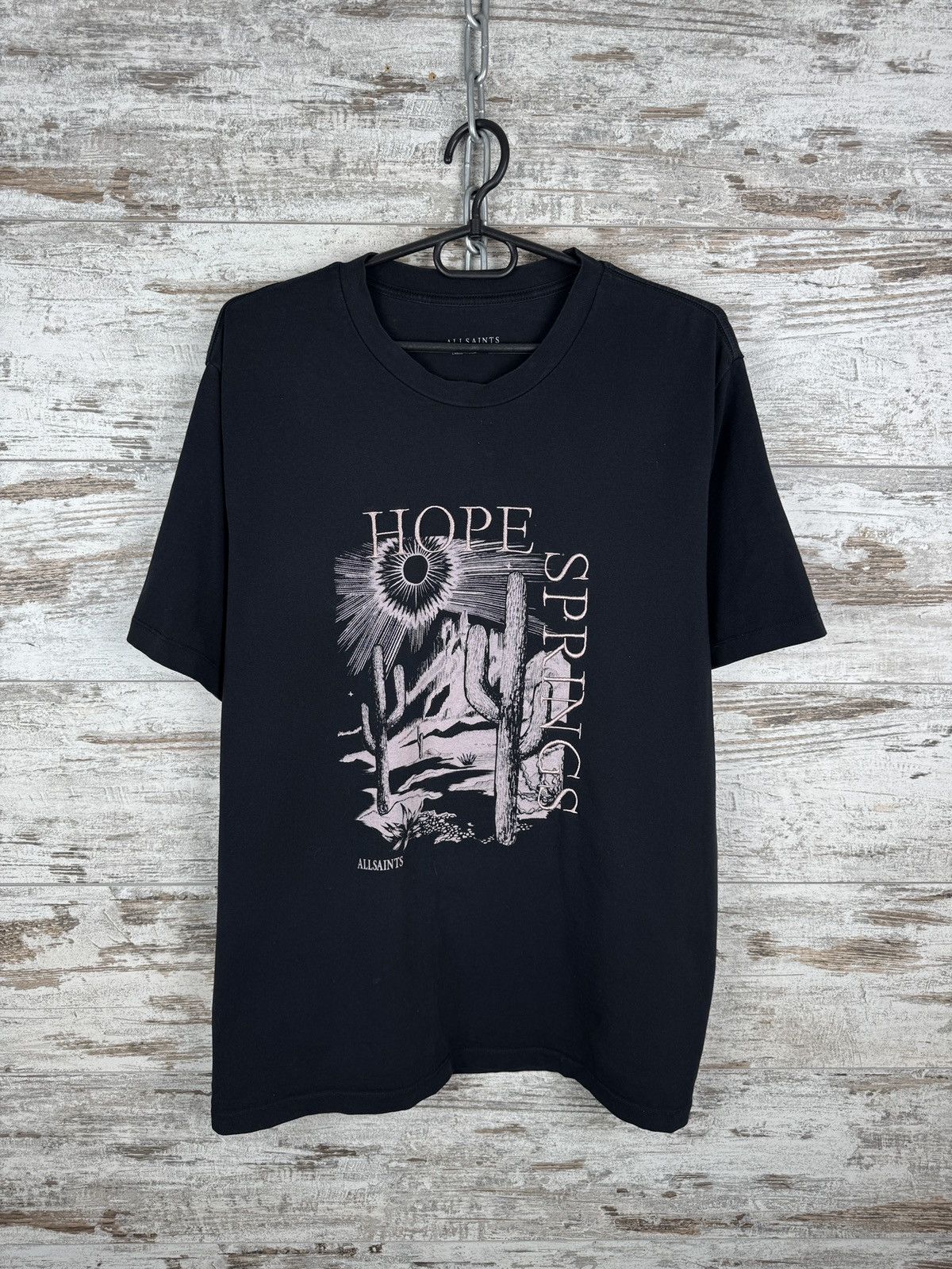Allsaints × Japanese Brand Mens Vintage AllSaints CACTI BOYFRIEND TEE T-shirt luxury Size US L / EU 52-54 / 3 - 2 Thumbnail