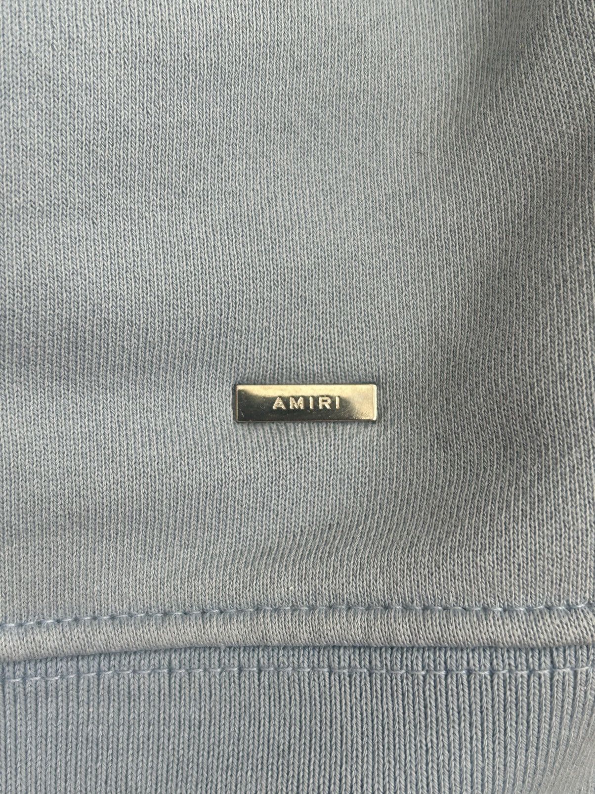Amiri Amiri light blue hoodie tried on once Size US L / EU 52-54 / 3 - 7 Thumbnail