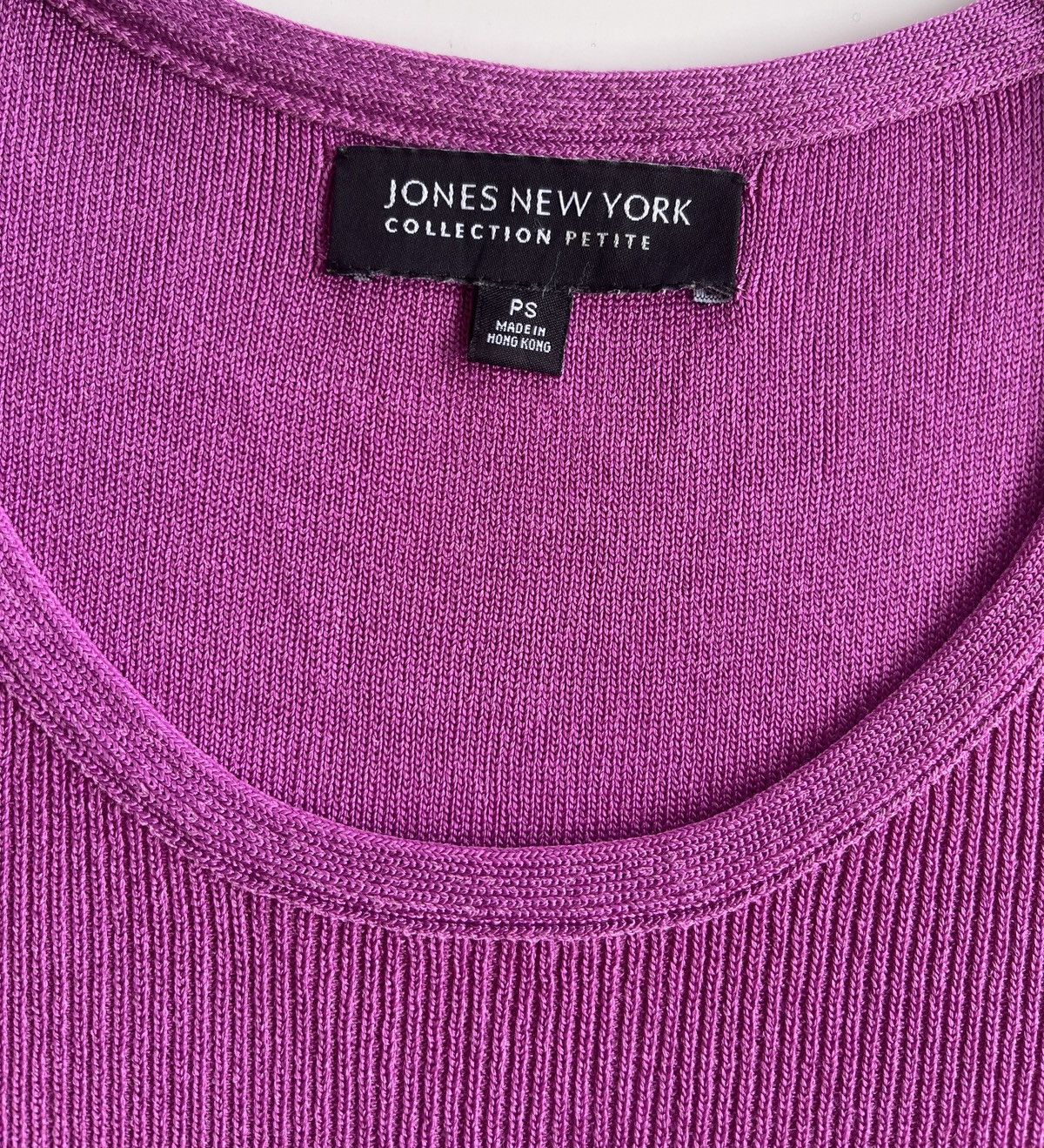 Jones New York Tank Top Fitted Knitted Size S / US 4 / IT 40 - 5 Thumbnail