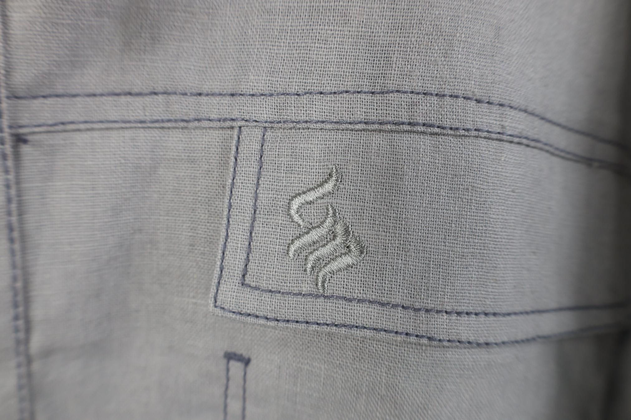 Vintage Deadstock Vintage 90s Streetwear Baggy Fit Button Shirt Gray Size US XL / EU 56 / 4 - 4 Thumbnail