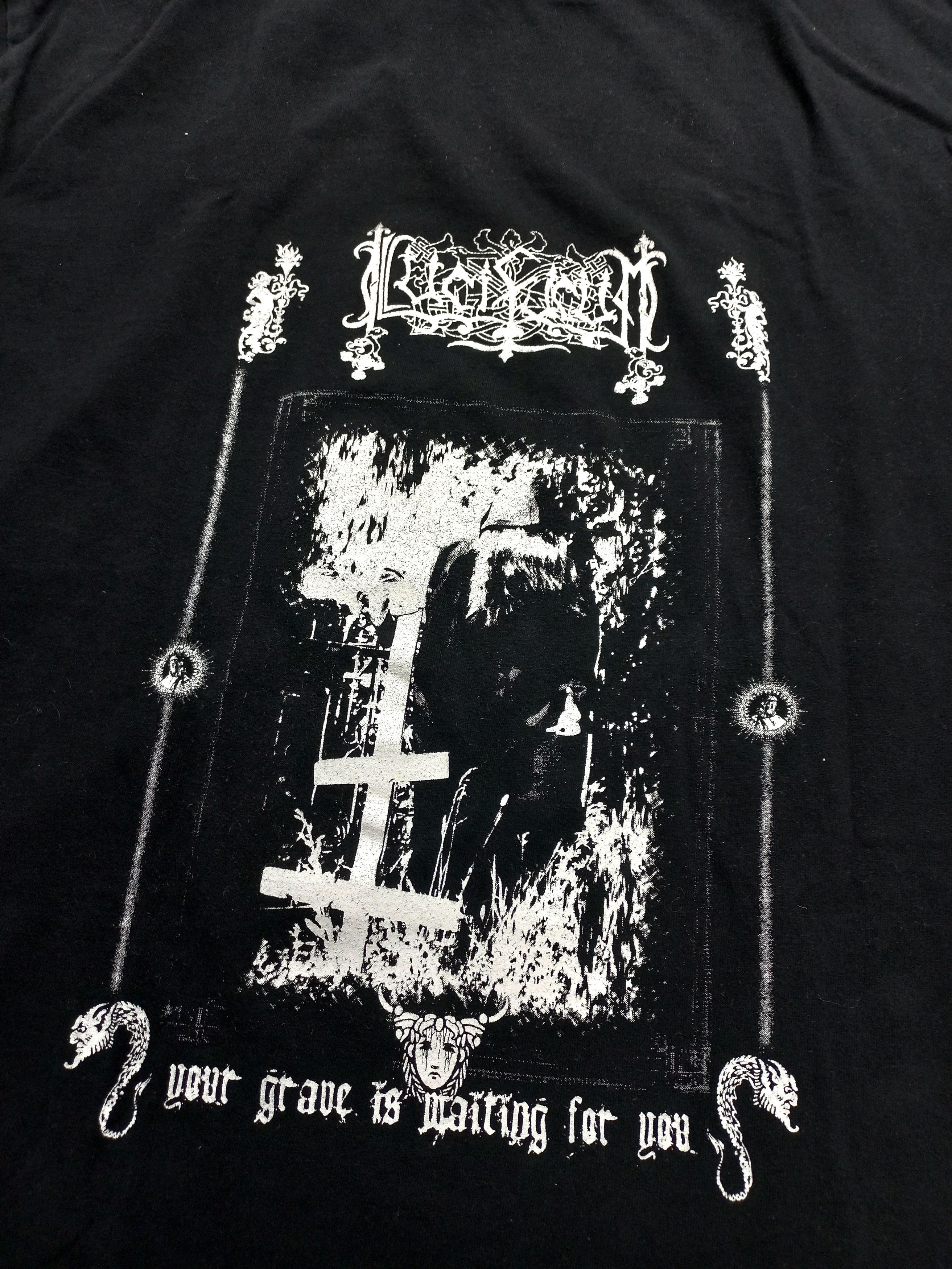 Band Tees Very rare Lucifugum, black metal band t-shirt 90s Size US L / EU 52-54 / 3 - 5 Thumbnail
