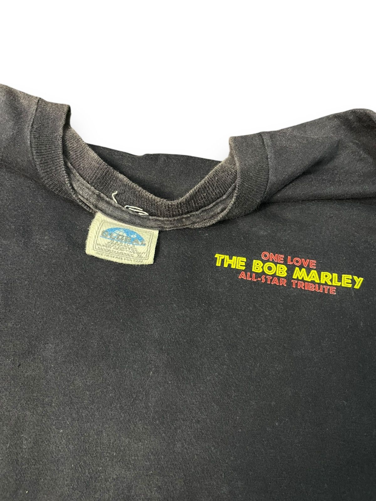 Bob Marley × Rap Tees × Vintage Vintage Bob Marley One Love All Star Tribute Shirt Size US L / EU 52-54 / 3 - 4 Thumbnail