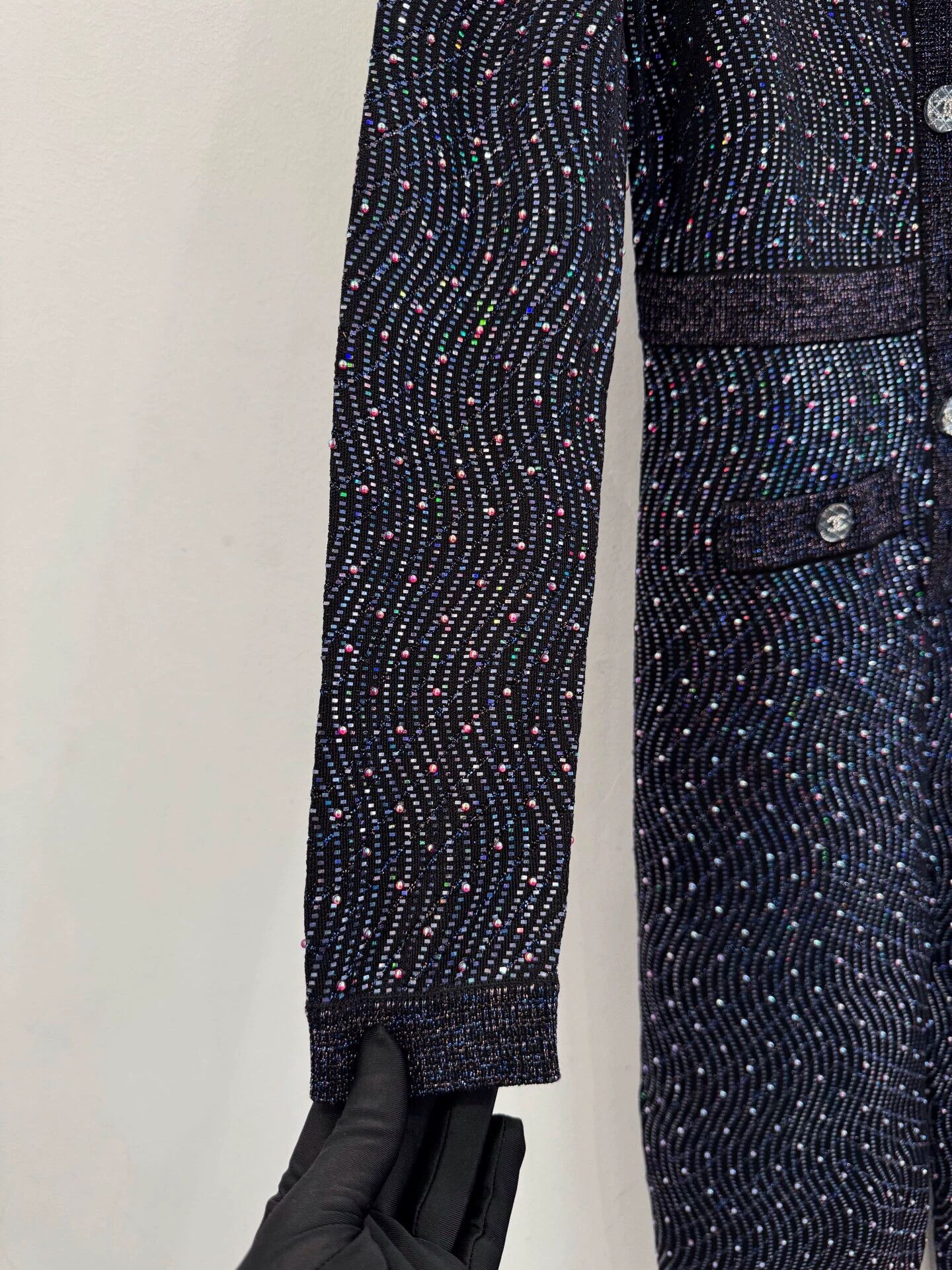 Chanel Chanel Women's Black Jumpsuit with Colorful and Sequins Size XS / US 0-2 / IT 36-38 - 4 Thumbnail