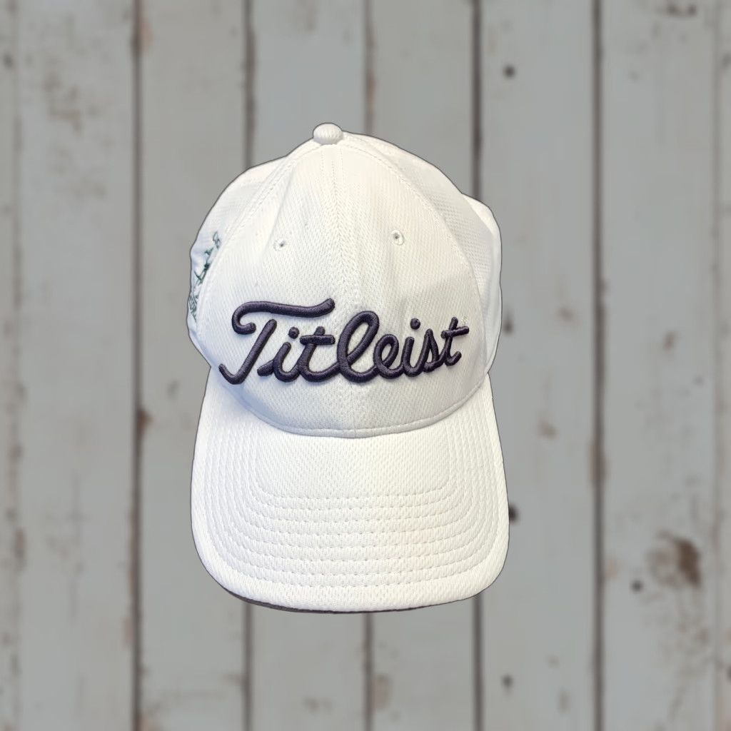 New Era VINTAGE Titleist Golf Cog Hill Dubsdread Baseball Cap - S/M White Unisex Size ONE SIZE - 1 Thumbnail