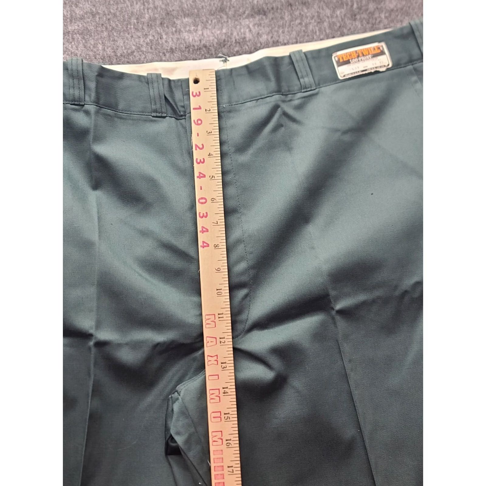 Lee VINTAGE Lee Pants Mens 44x32 Prest Tech Twill Workwear USA Union Made 70's Size US 44 / EU 60 - 4 Thumbnail