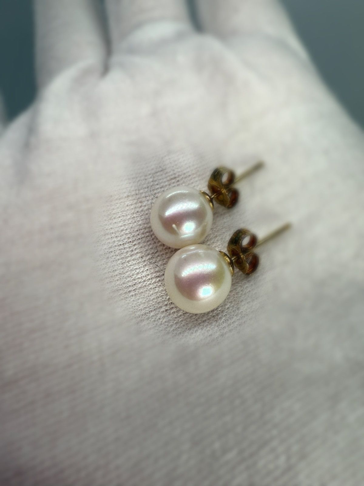 Nordstrom Classic 8mm Akoya White Pearl Stud Earrings -Women’s Jewelry Size ONE SIZE - 5 Thumbnail