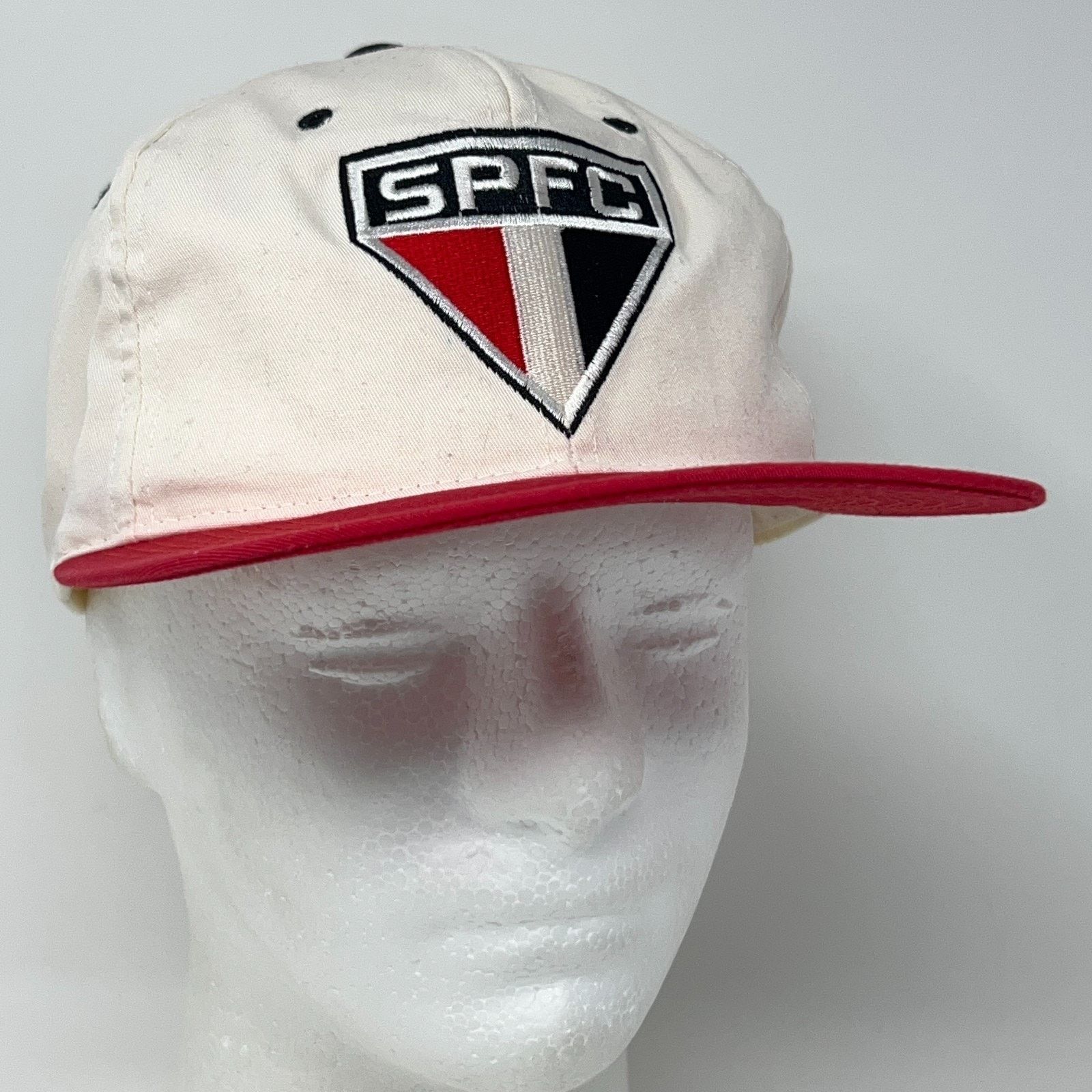 Vintage Vintage SPFC Sao Paulo FC Hat Baseball Cap Brazil White Size ONE SIZE - 9 Thumbnail