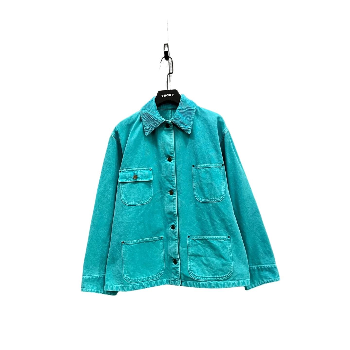 Prada Prada Teal Canvas Chore Jacket IT 38 Size XS / US 0-2 / IT 36-38 - 1 Thumbnail