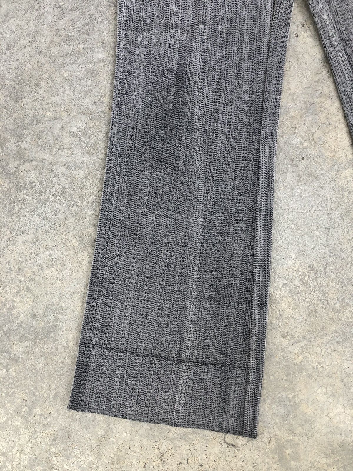 If Six Was Nine Japaneses Takaiq Flared Pants Distressed Jeans Size US 30 / EU 46 - 6 Thumbnail